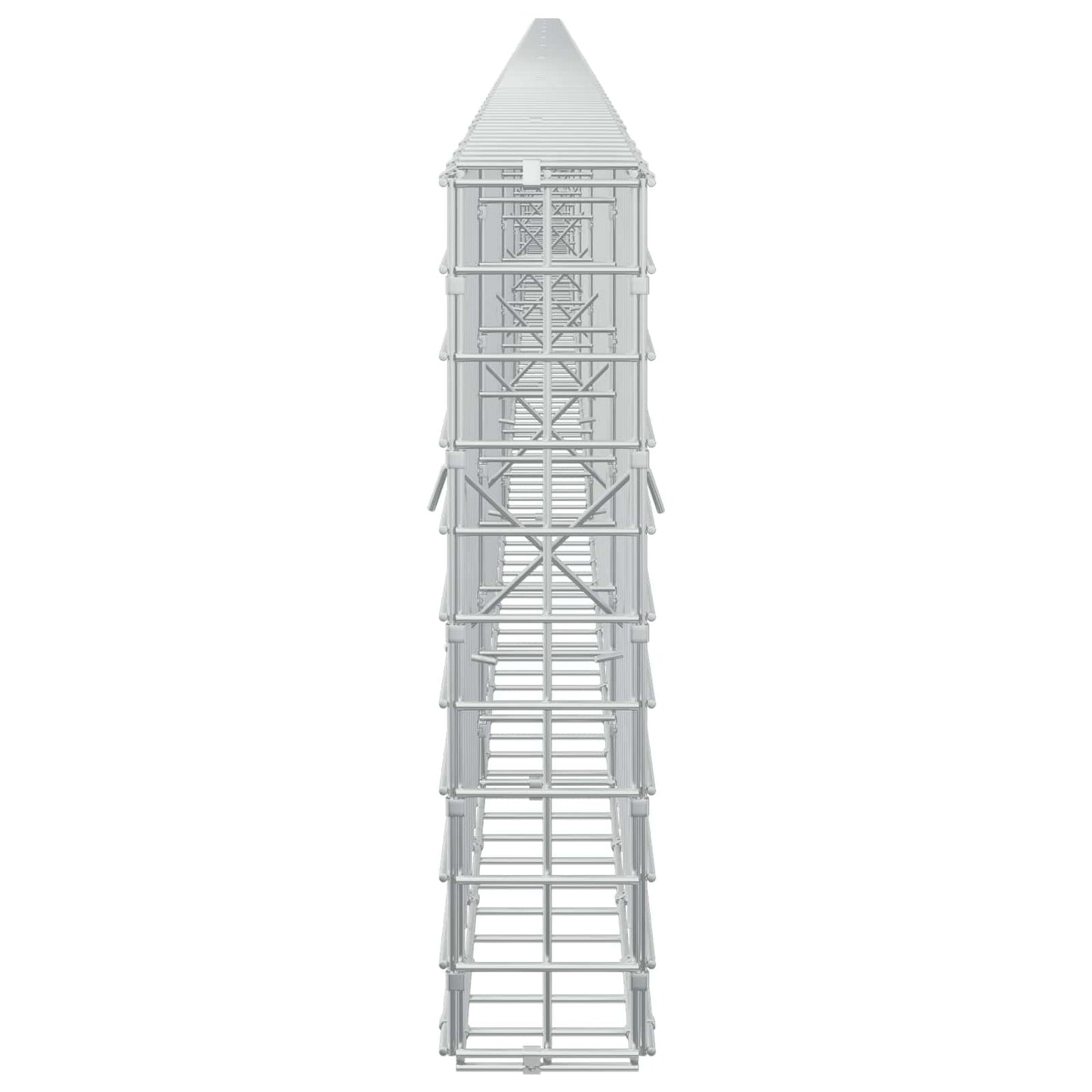 vidaXL Γκαμπιόν με σύρμα 5 mm και πλέγμα 5x5 cm 950x10x50 εκ