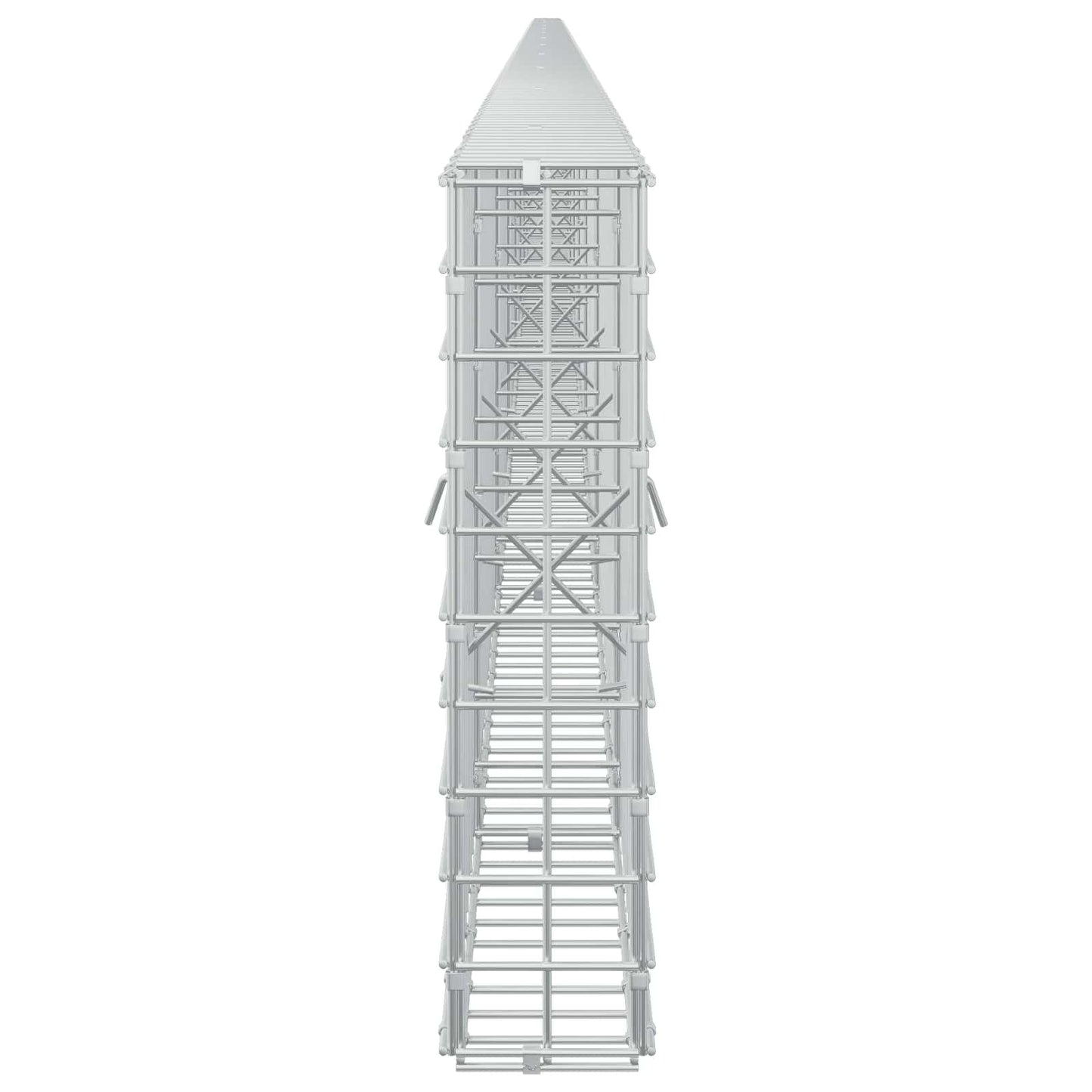 vidaXL Γκαμπιόν με σύρμα 5 mm και πλέγμα 5x5 cm 1150x10x50 εκ