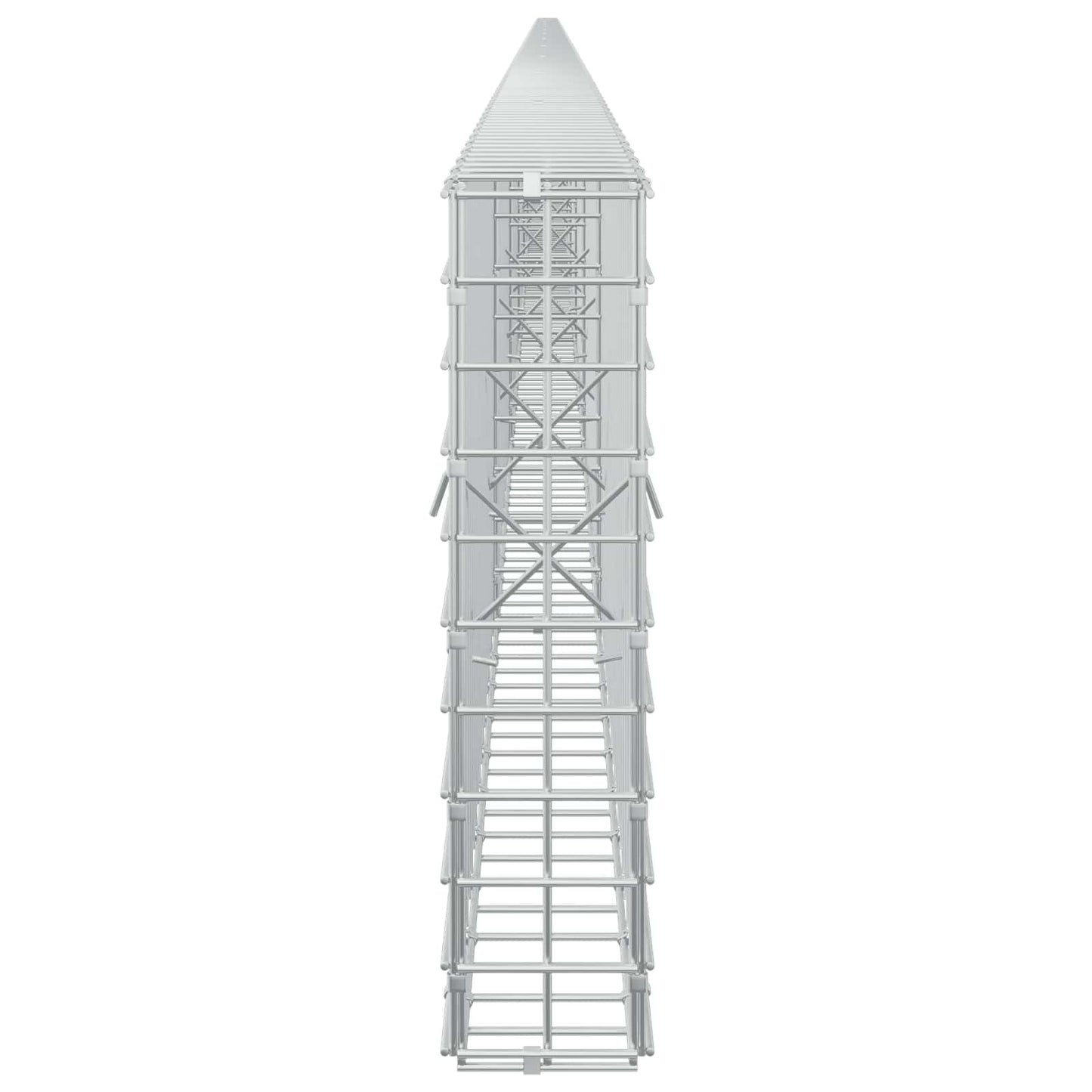 vidaXL Γκαμπιόν με σύρμα 5 mm και πλέγμα 5x5 cm 1200x10x50 εκ