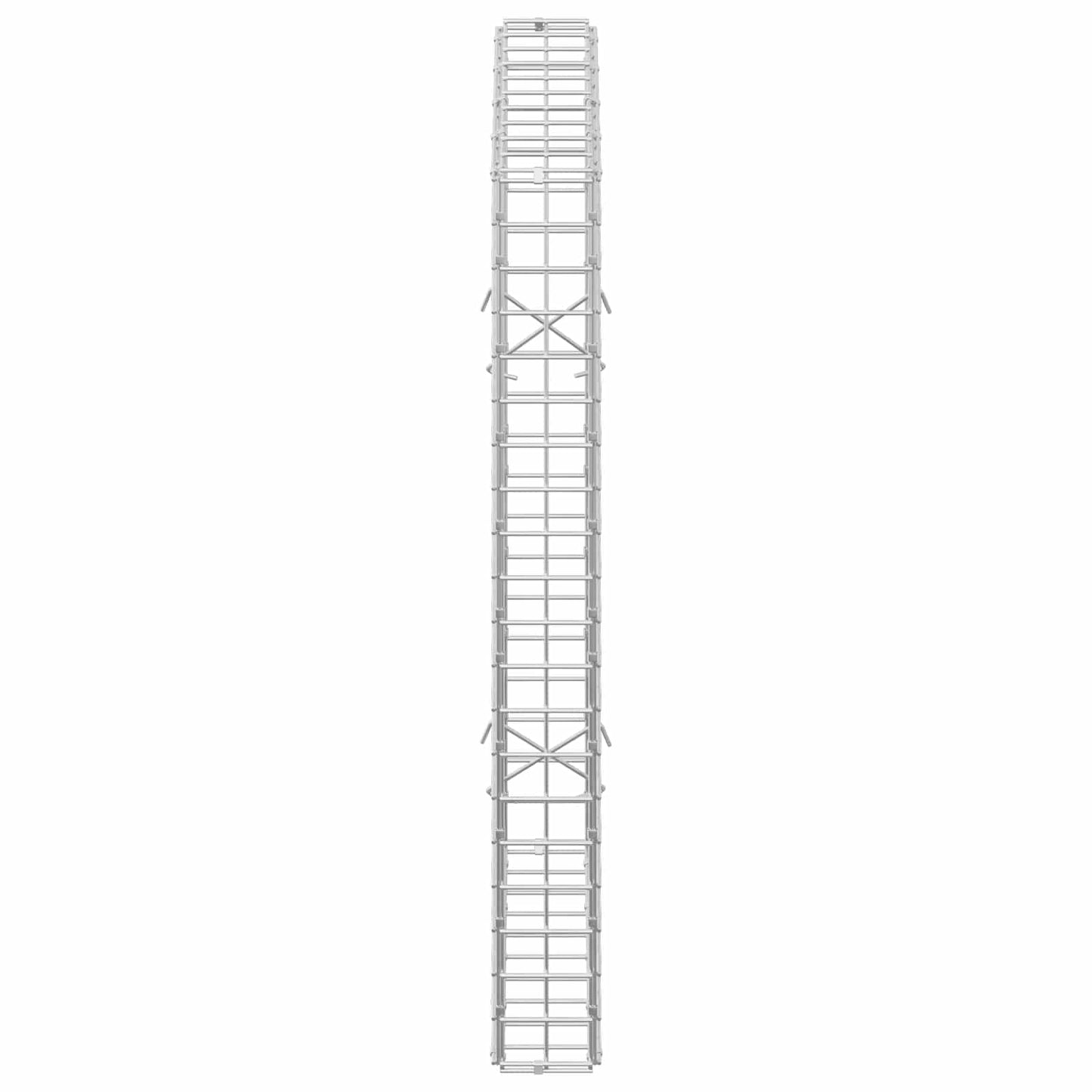 vidaXL Γκαμπιόν με σύρμα 5 mm και πλέγμα 5x5 cm 50x10x100 εκ
