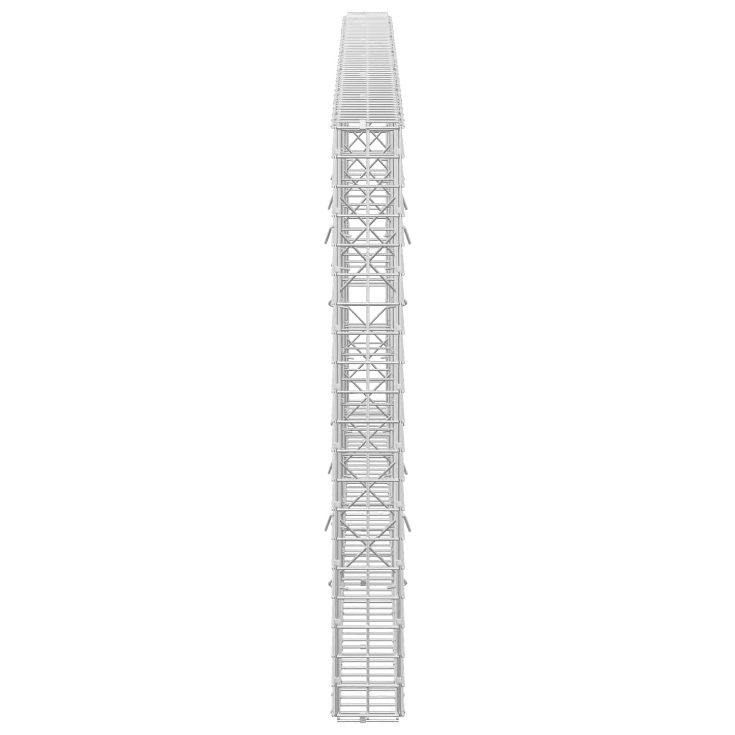 vidaXL Γκαμπιόν με σύρμα 5 mm και πλέγμα 5x5 cm 300x10x100 εκ