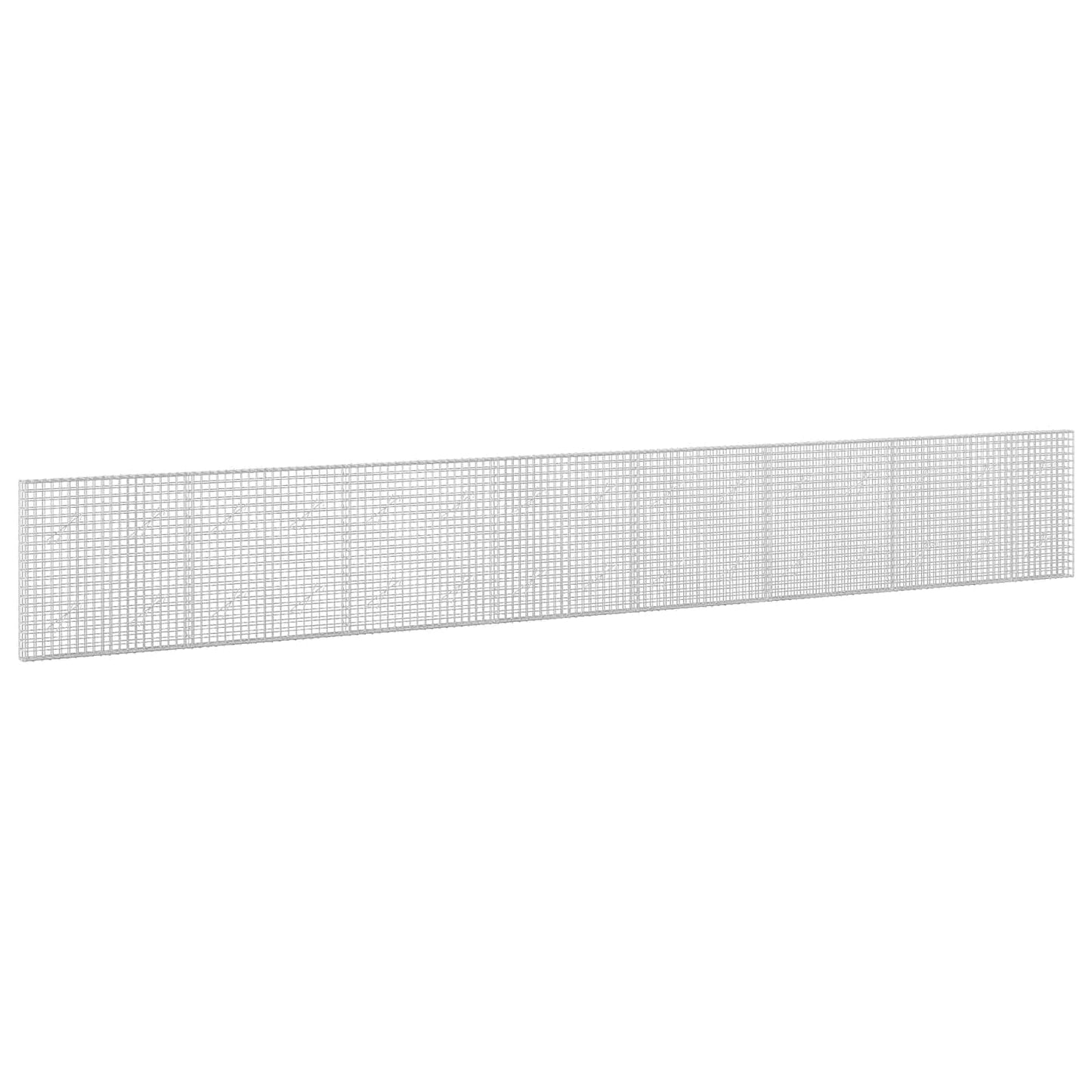 vidaXL Γκαμπιόν με σύρμα 5 mm και πλέγμα 5x5 cm 750x10x100 εκ