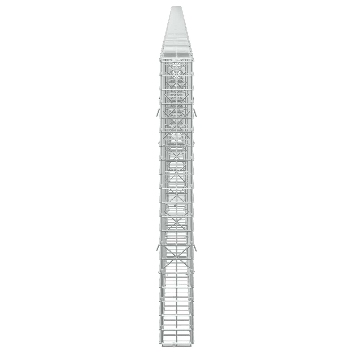 vidaXL Γκαμπιόν με σύρμα 5 mm και πλέγμα 5x5 cm 800x10x100 εκ