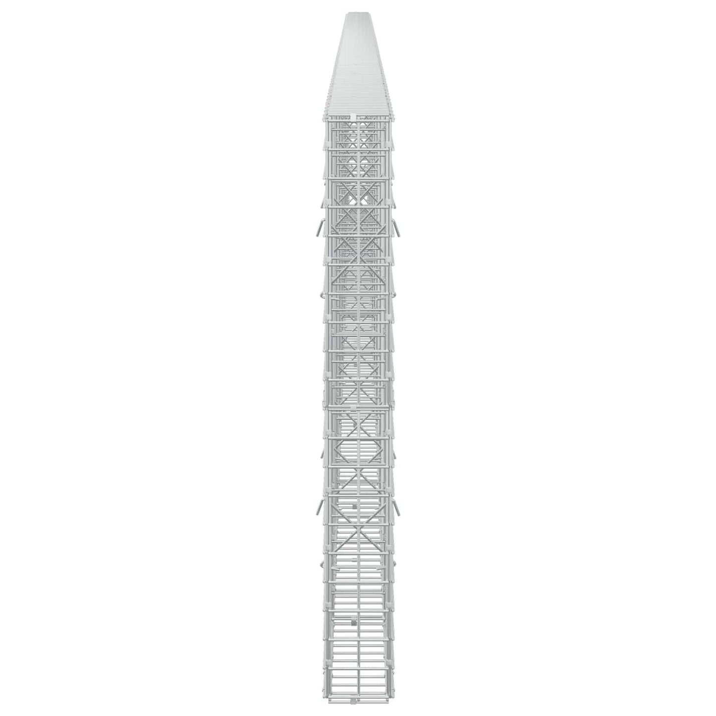 vidaXL Γκαμπιόν με σύρμα 5 mm και πλέγμα 5x5 cm 850x10x100 εκ