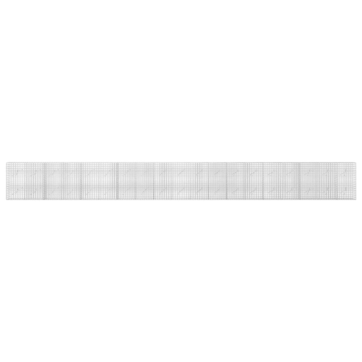 vidaXL Γκαμπιόν με σύρμα 5 mm και πλέγμα 5x5 cm 950x10x100 εκ.