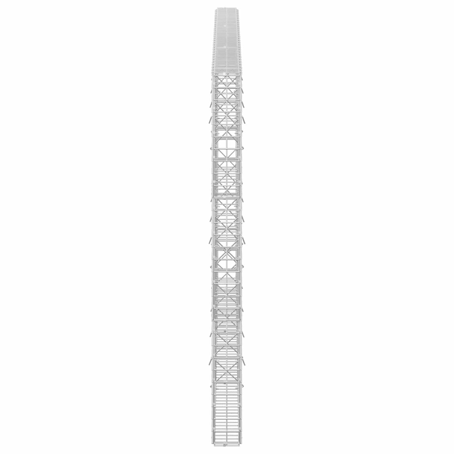 vidaXL Γκαμπιόν με σύρμα 5 mm και πλέγμα 5x5 cm 300x10x150 εκ