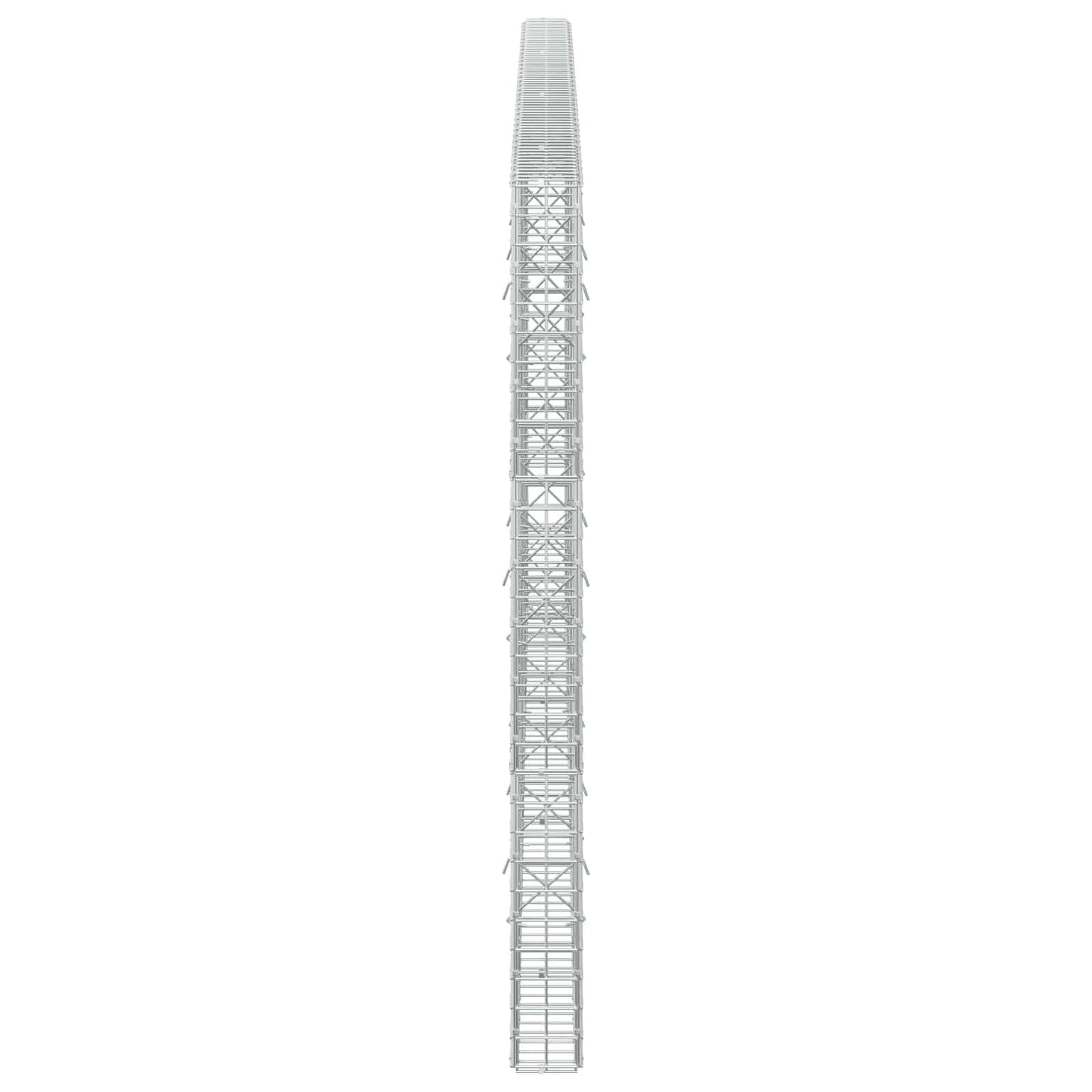 vidaXL Γκαμπιόν με σύρμα 5 mm και πλέγμα 5x5 cm 350x10x150 εκ