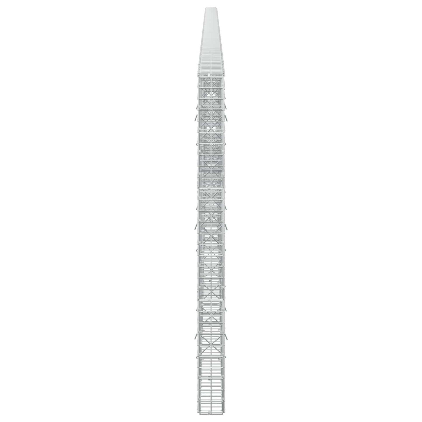 vidaXL Γκαμπιόν με σύρμα 5 mm και πλέγμα 5x5 cm 850x10x150 εκ