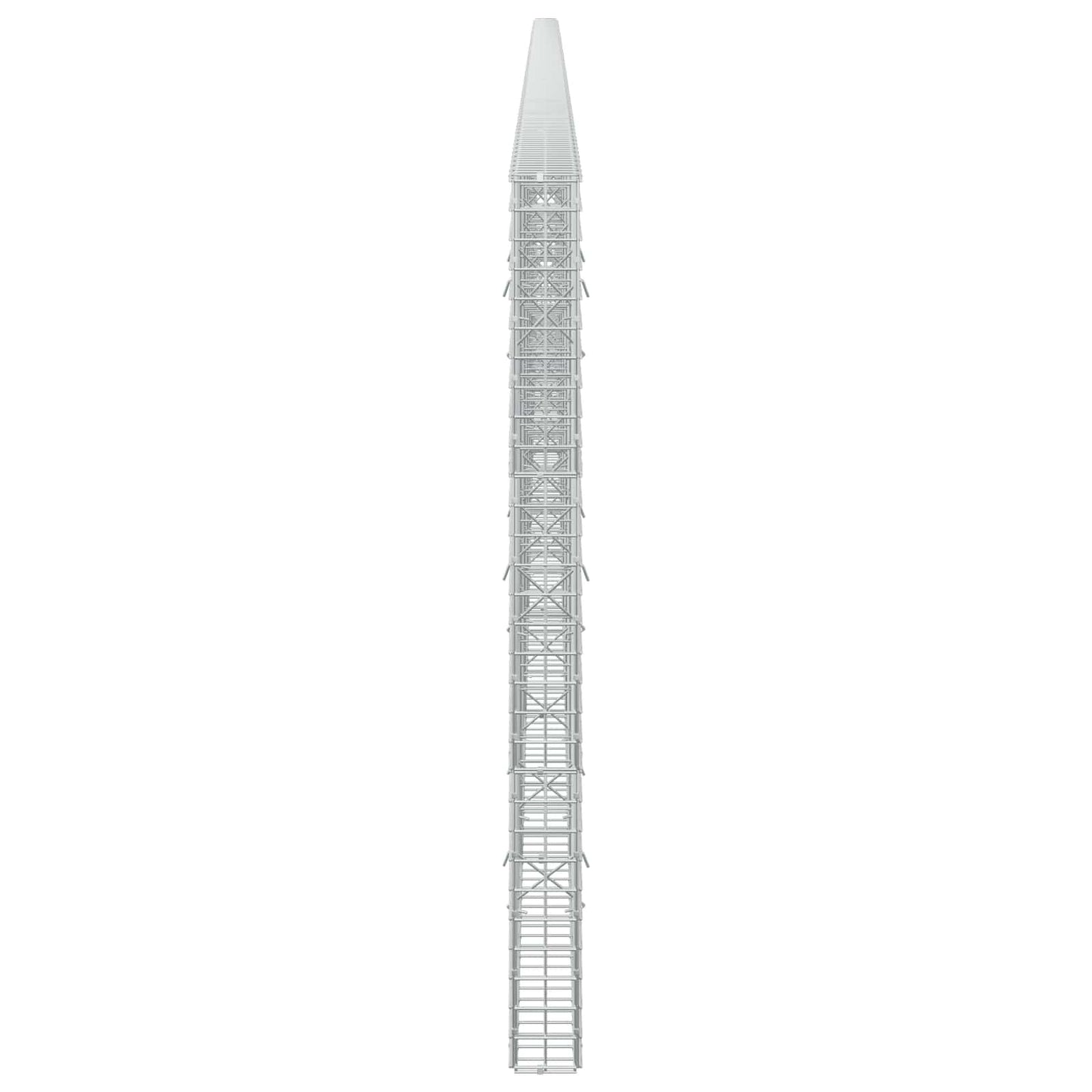 vidaXL Γκαμπιόν με σύρμα 5 mm και πλέγμα 5x5 cm 900x10x150 εκ