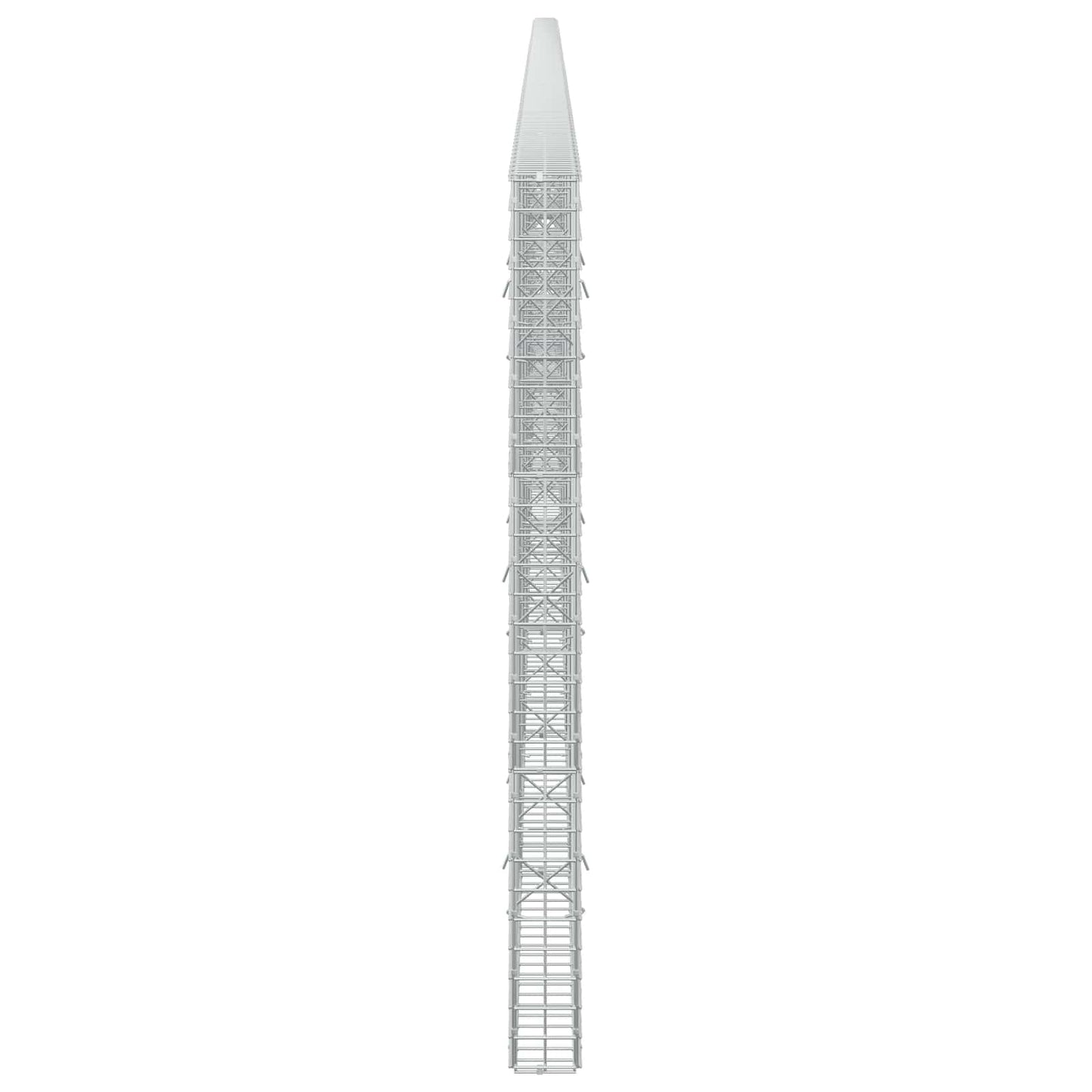 vidaXL Γκαμπιόν με σύρμα 5 mm και πλέγμα 5x5 cm 1000x10x150 εκ