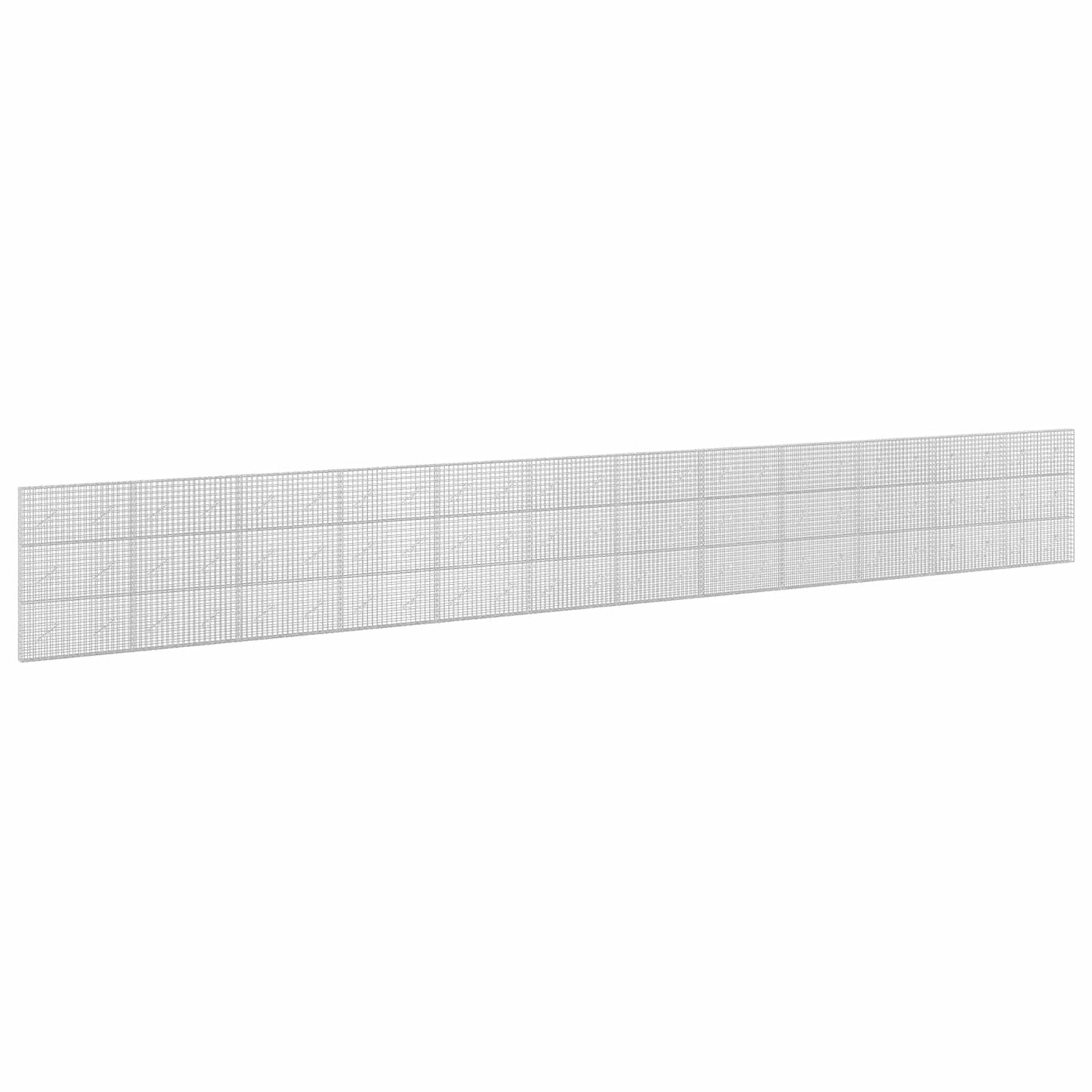 vidaXL Γκαμπιόν με σύρμα 5 mm και πλέγμα 5x5 cm 1200x10x150 εκ.