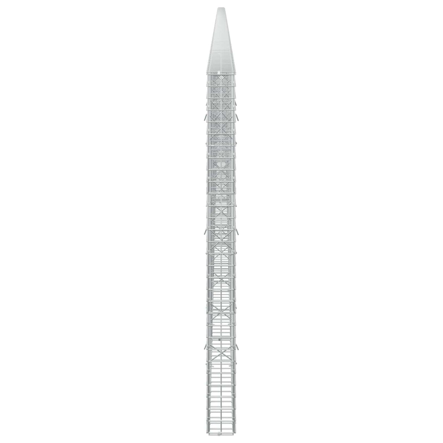 vidaXL Γκαμπιόν με σύρμα 5 mm και πλέγμα 5x5 cm 1200x10x150 εκ.
