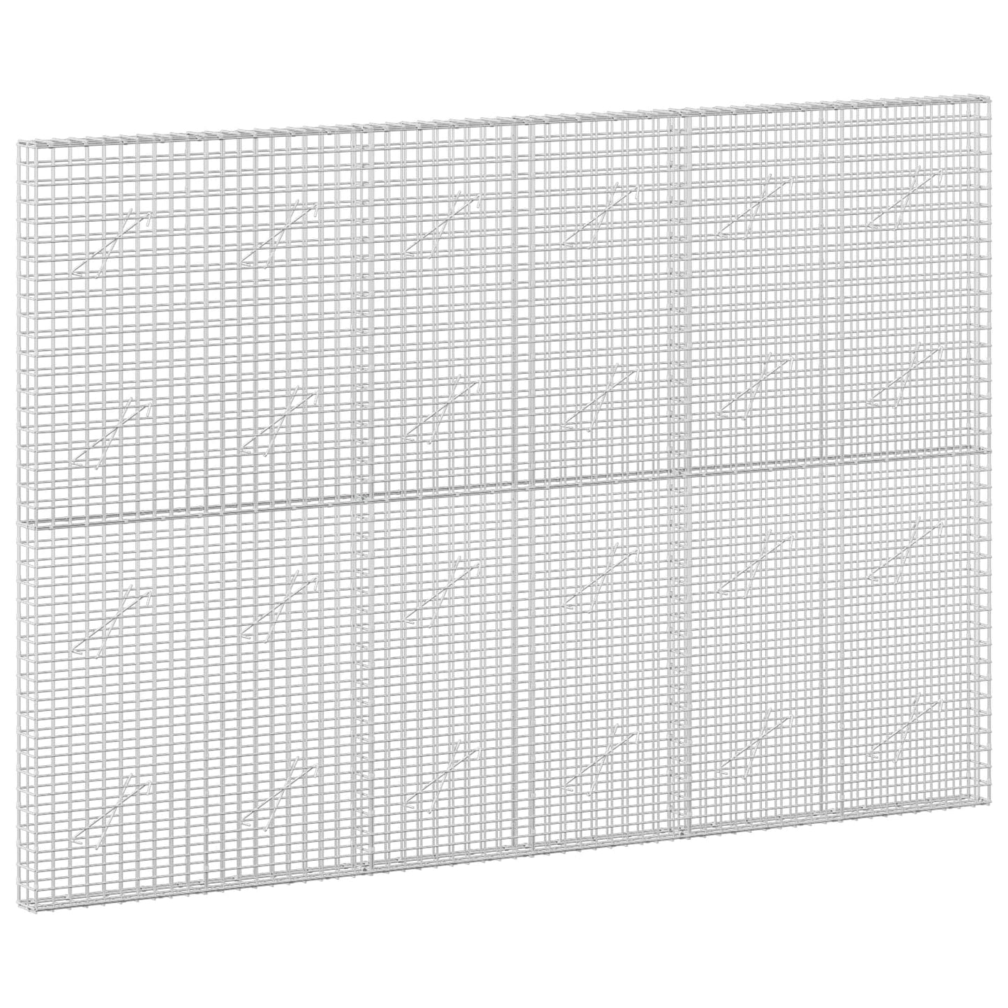 vidaXL Γκαμπιόν με σύρμα 5 mm και πλέγμα 5x5 cm 300x10x200 εκ