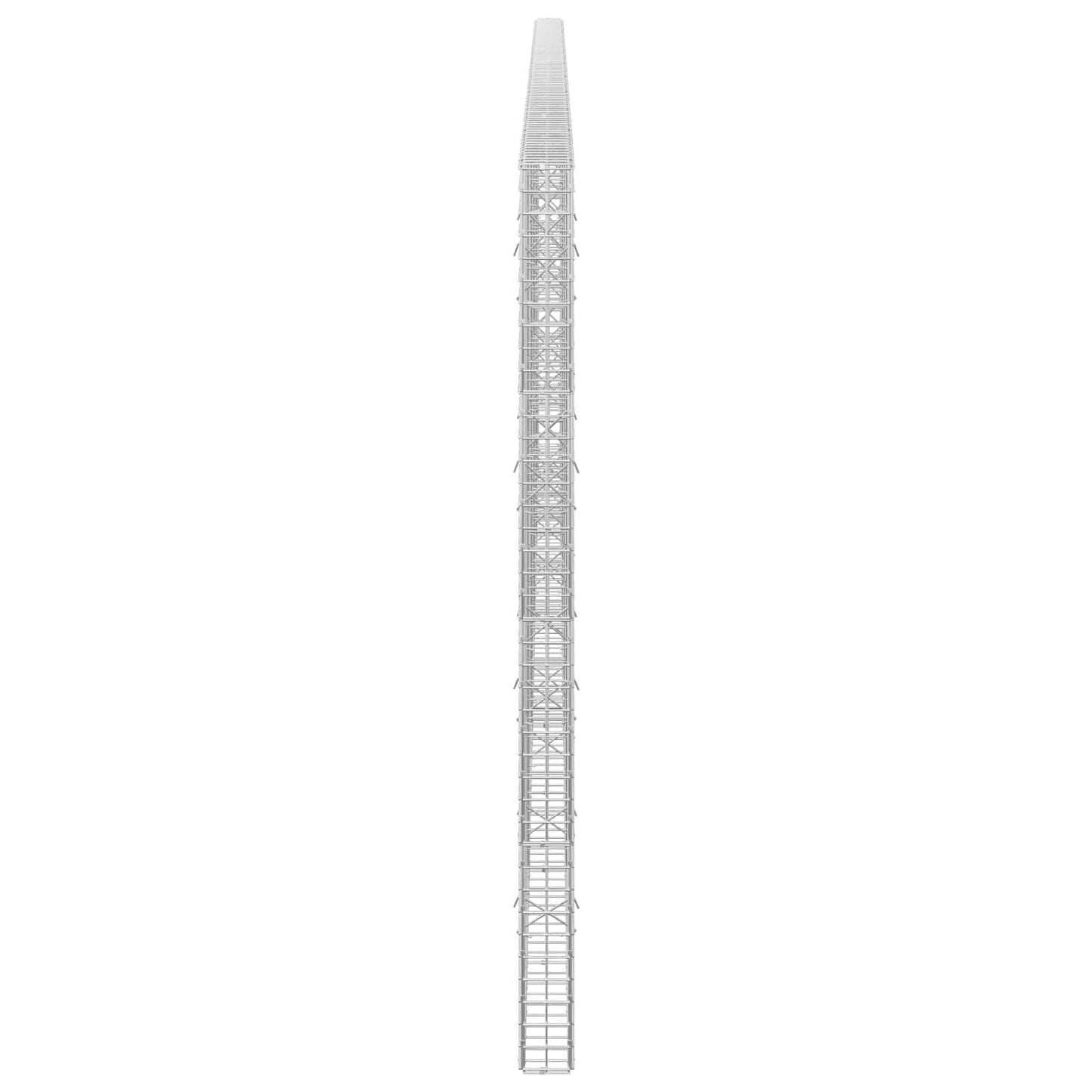 vidaXL Γκαμπιόν με σύρμα 5 mm και πλέγμα 5x5 cm 500x10x200 εκ