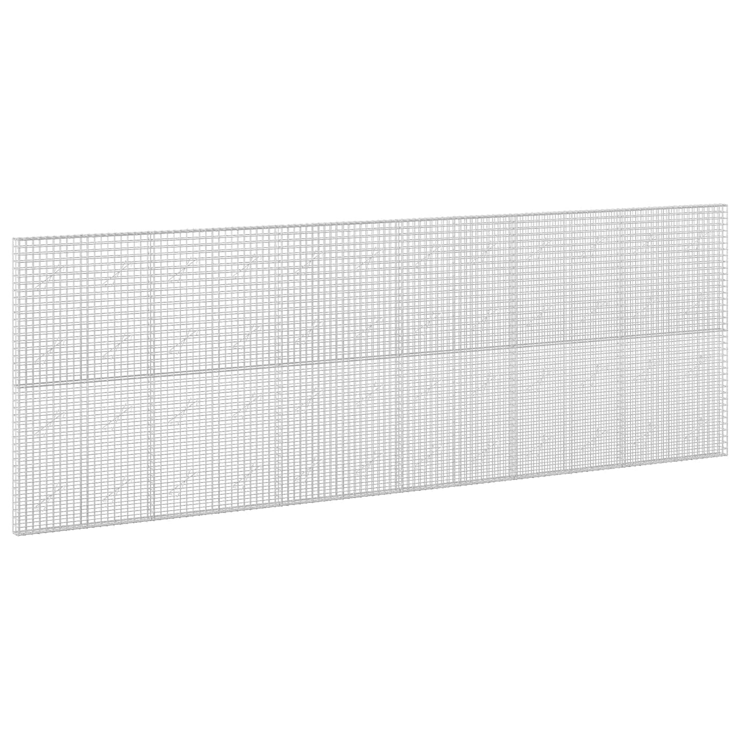 vidaXL Γκαμπιόν με σύρμα 5 mm και πλέγμα 5x5 cm 600x10x200 εκ