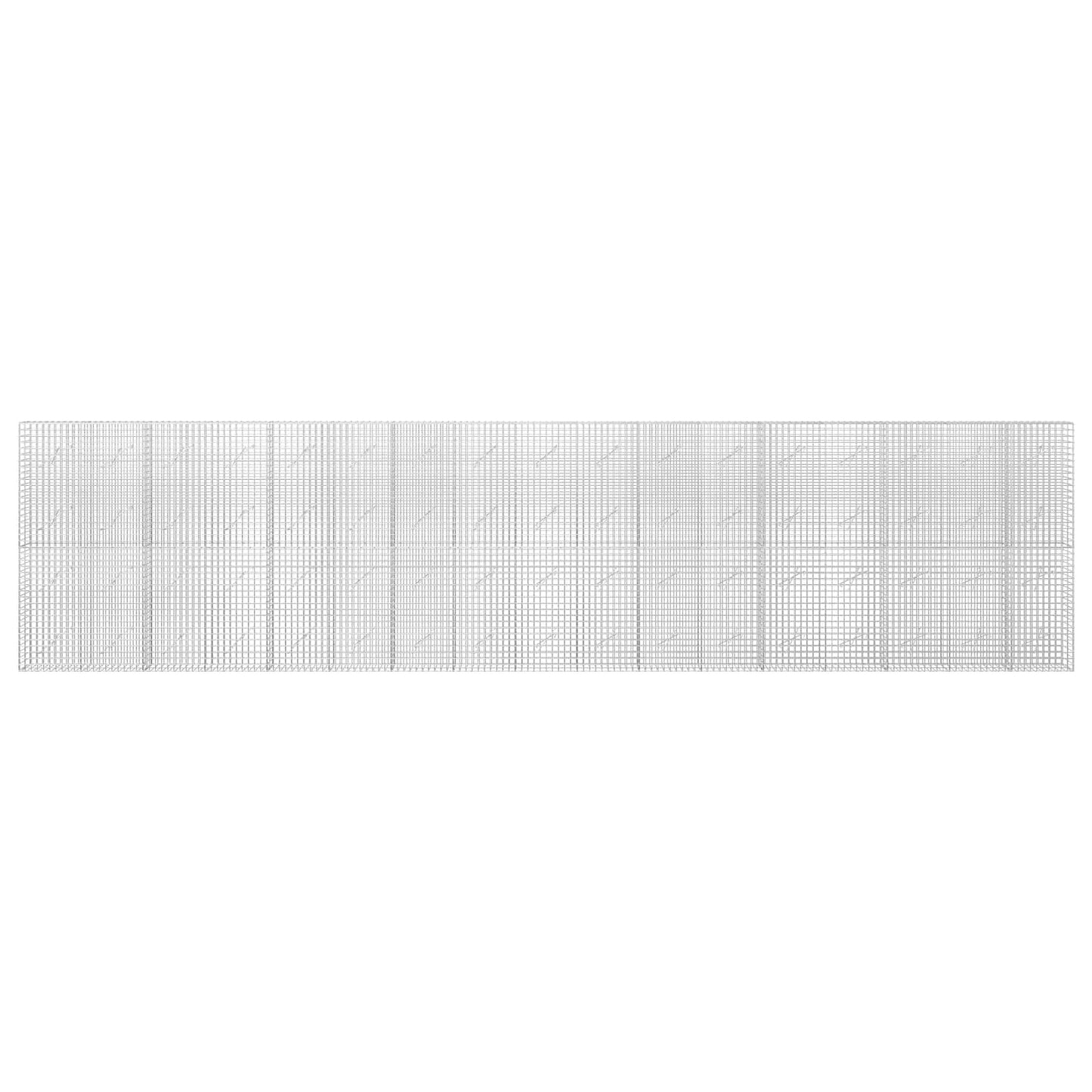 vidaXL Γκαμπιόν με σύρμα 5 mm και πλέγμα 5x5 cm 850x10x200 εκ