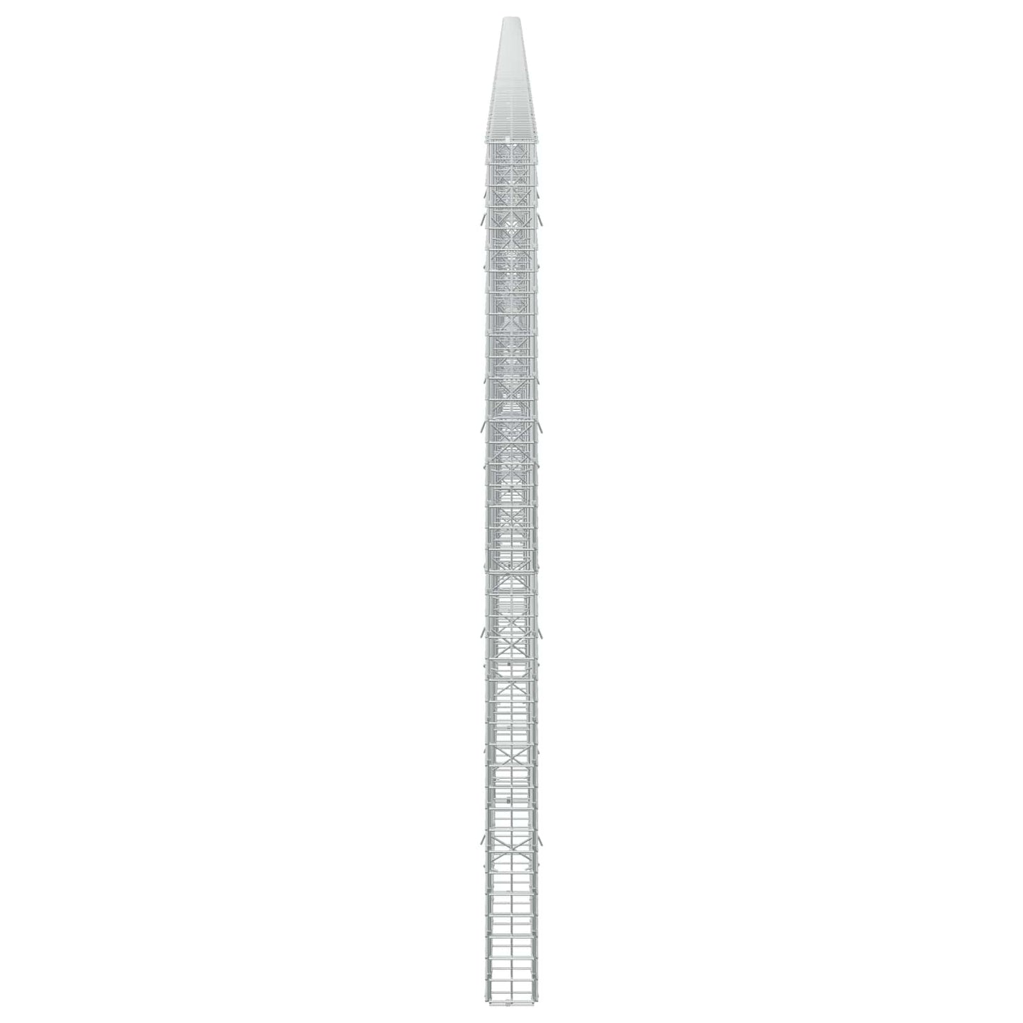 vidaXL Γκαμπιόν με σύρμα 5 mm και πλέγμα 5x5 cm 900x10x200 εκ