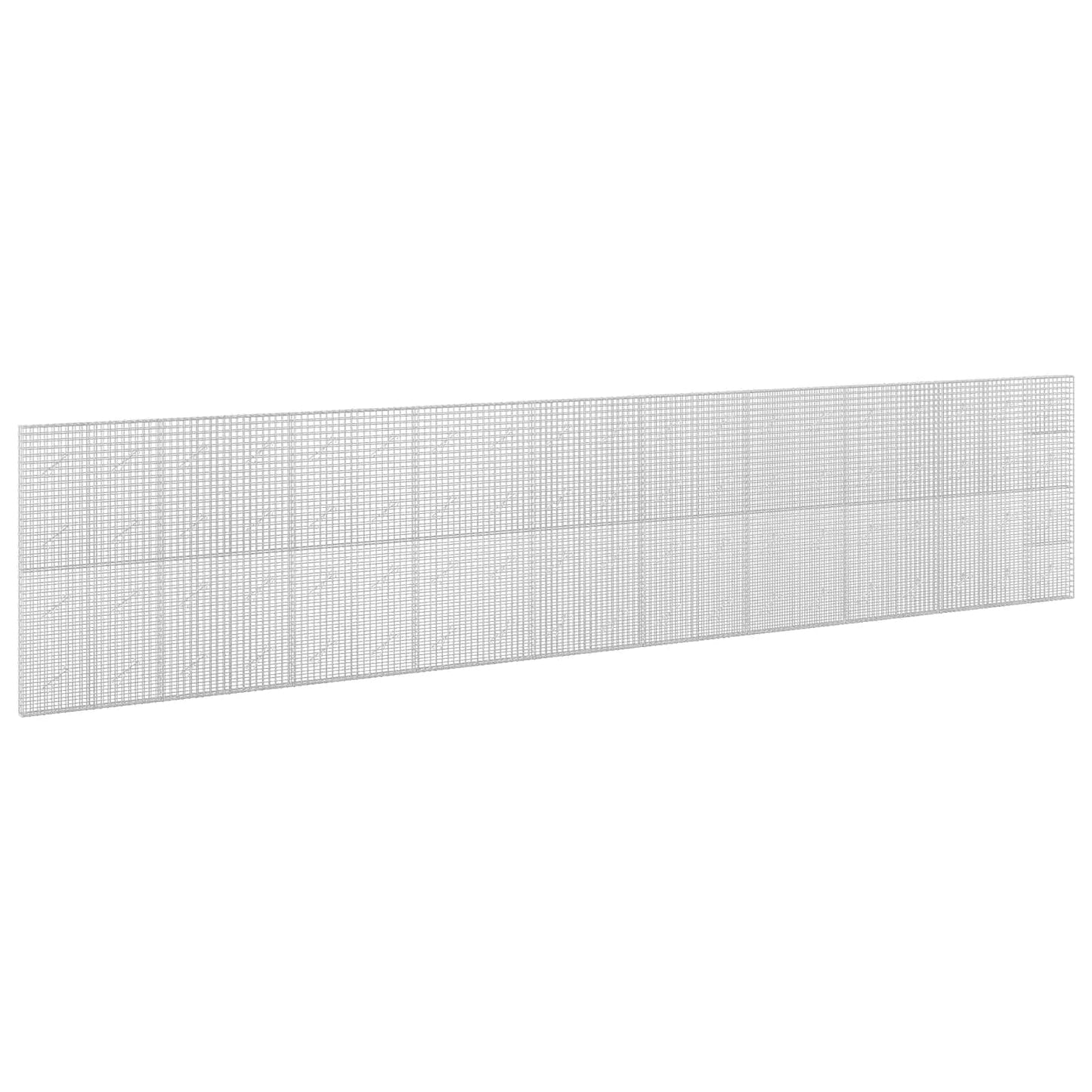 vidaXL Γκαμπιόν με σύρμα 5 mm και πλέγμα 5x5 cm 950x10x200 εκ