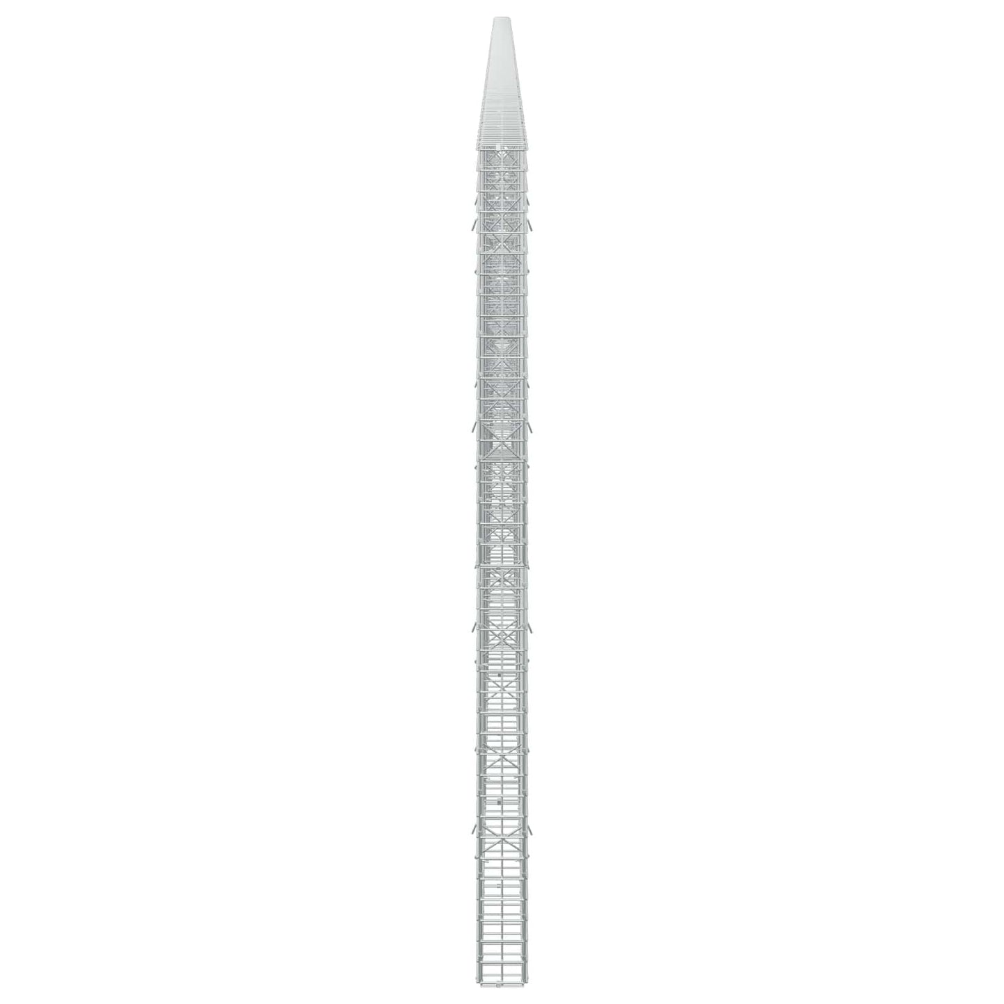 vidaXL Γκαμπιόν με σύρμα 5 mm και πλέγμα 5x5 cm 1000x10x200 εκ