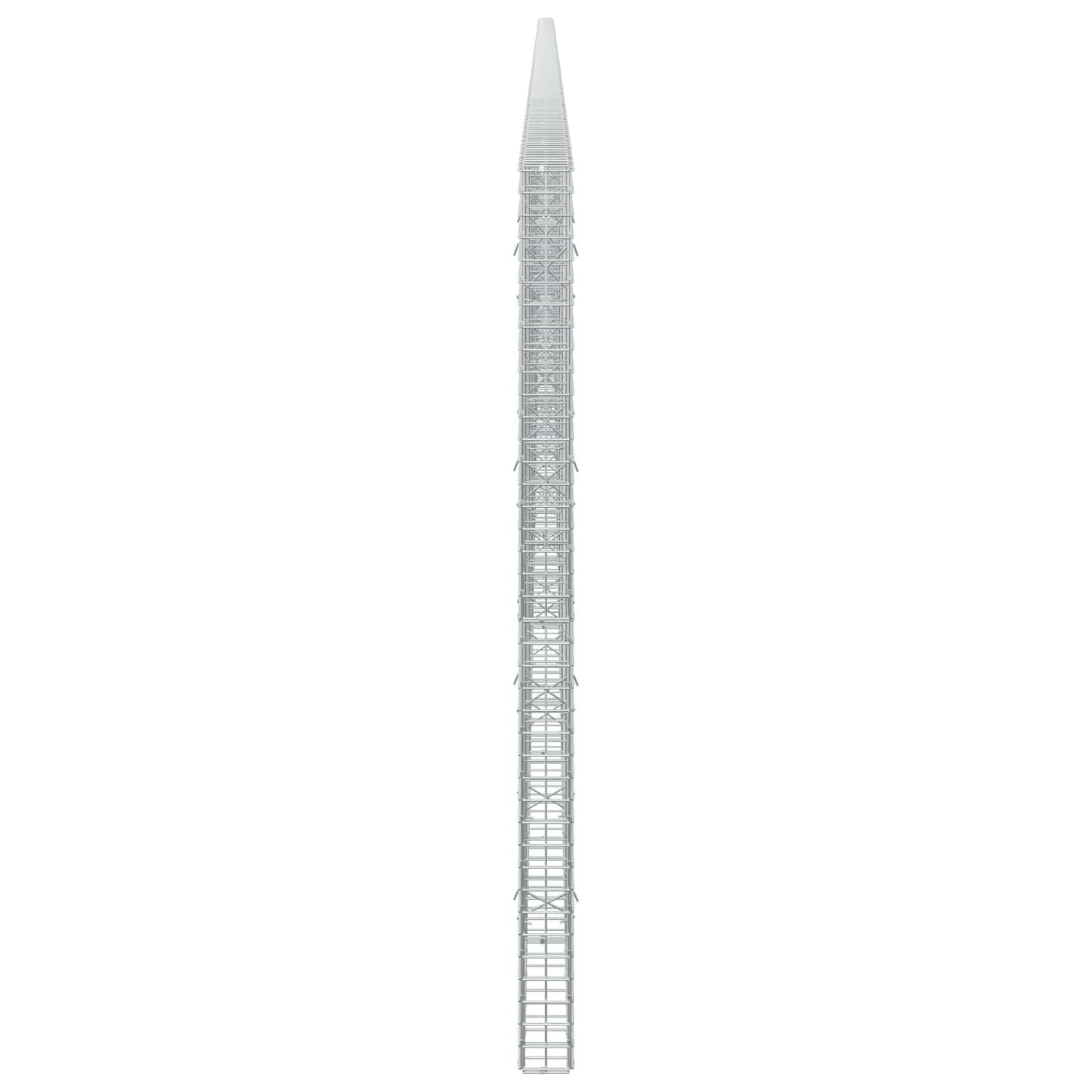vidaXL Γκαμπιόν με σύρμα 5 mm και πλέγμα 5x5 cm 1050x10x200 εκ