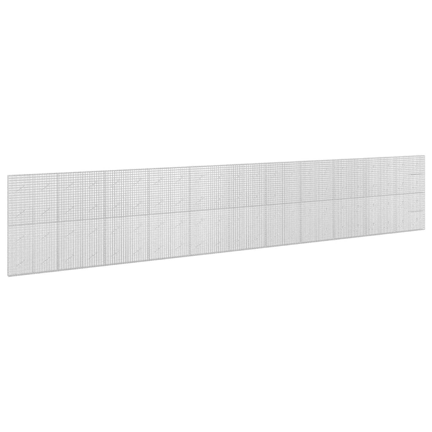 vidaXL Γκαμπιόν με σύρμα 5 mm και πλέγμα 5x5 cm 1100x10x200 εκ