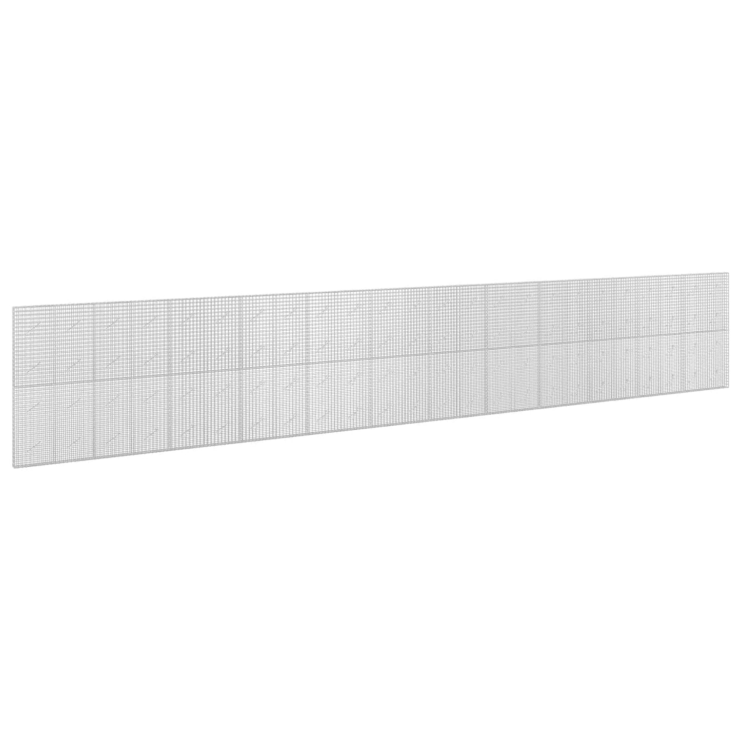 vidaXL Γκαμπιόν με σύρμα 5 mm και πλέγμα 5x5 cm 1200x10x200 εκ