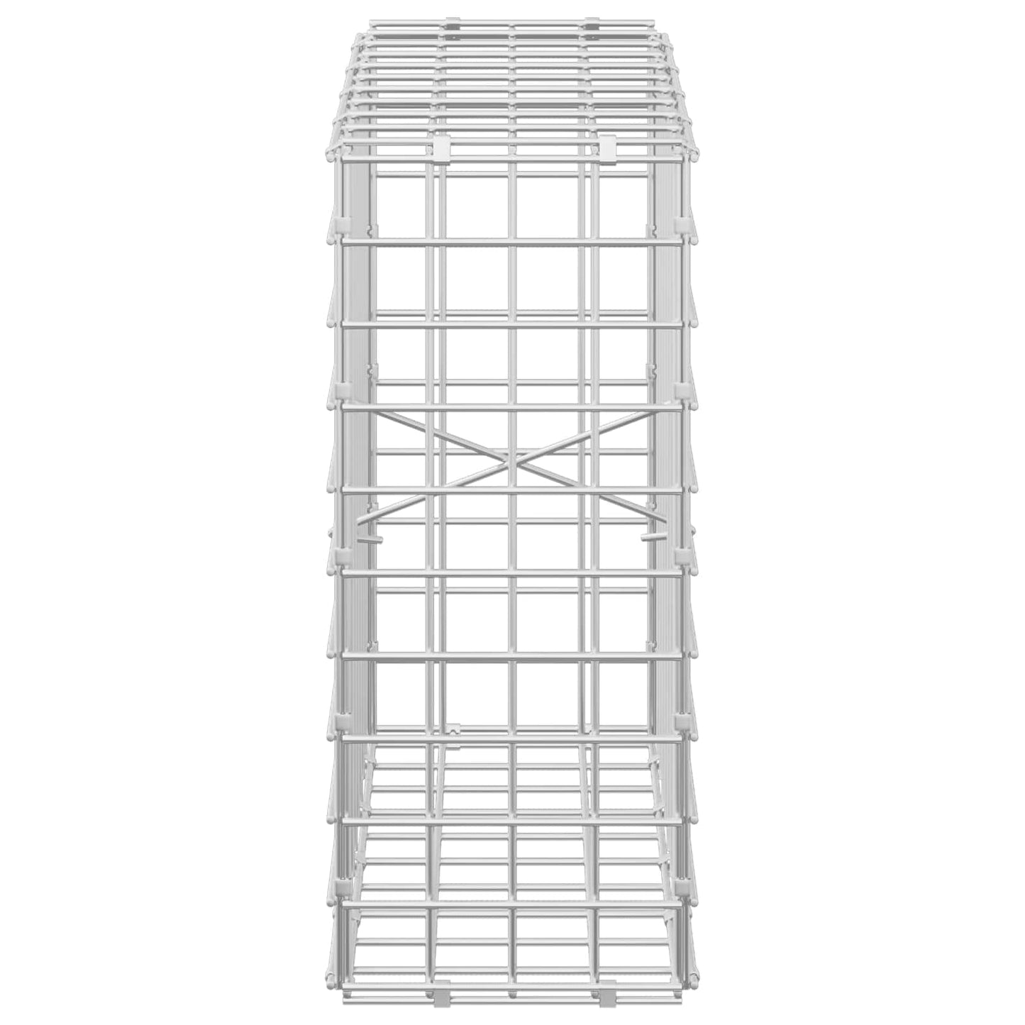 vidaXL Γκαμπιόν με σύρμα 5 mm και πλέγμα 5x5 cm 50x20x50 εκ
