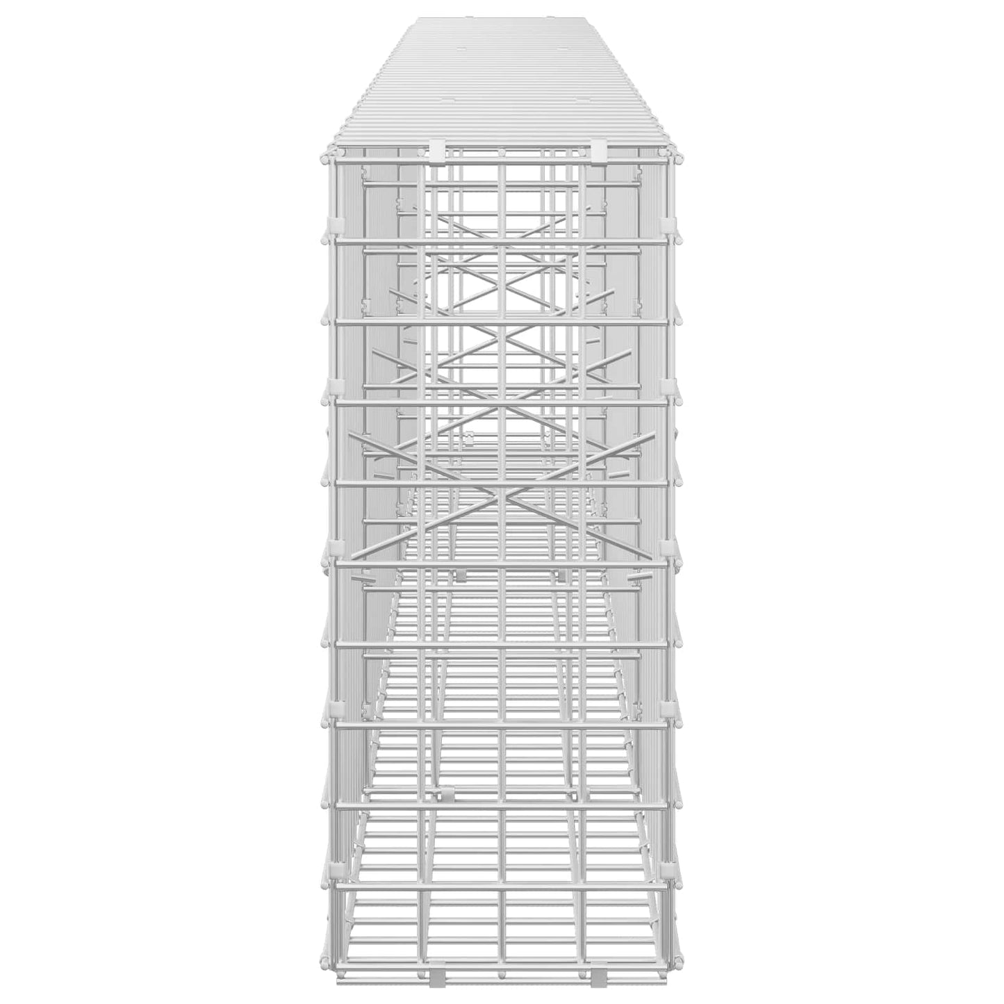 vidaXL Γκαμπιόν με σύρμα 5 mm και πλέγμα 5x5 cm 250x20x50 εκ