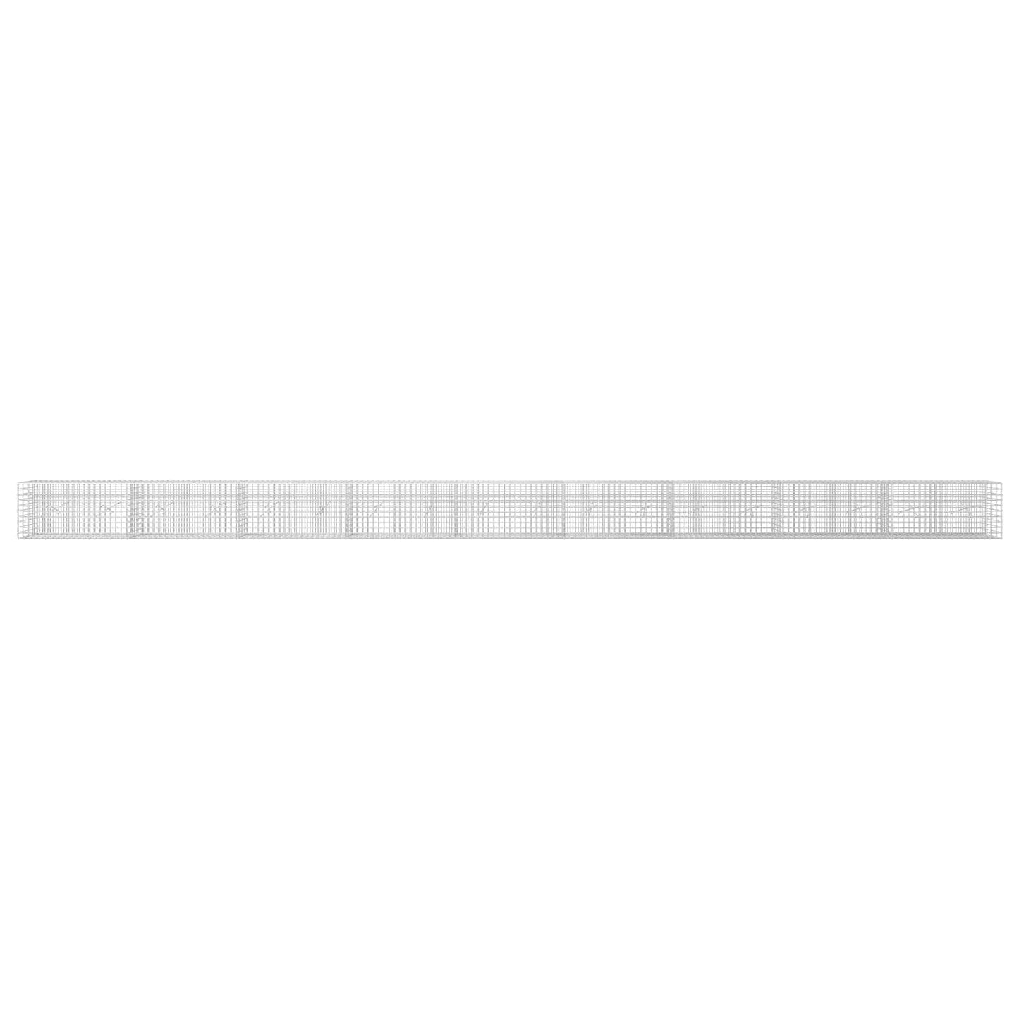 vidaXL Γκαμπιόν με σύρμα 5 mm και πλέγμα 5x5 cm 900x20x50 εκ