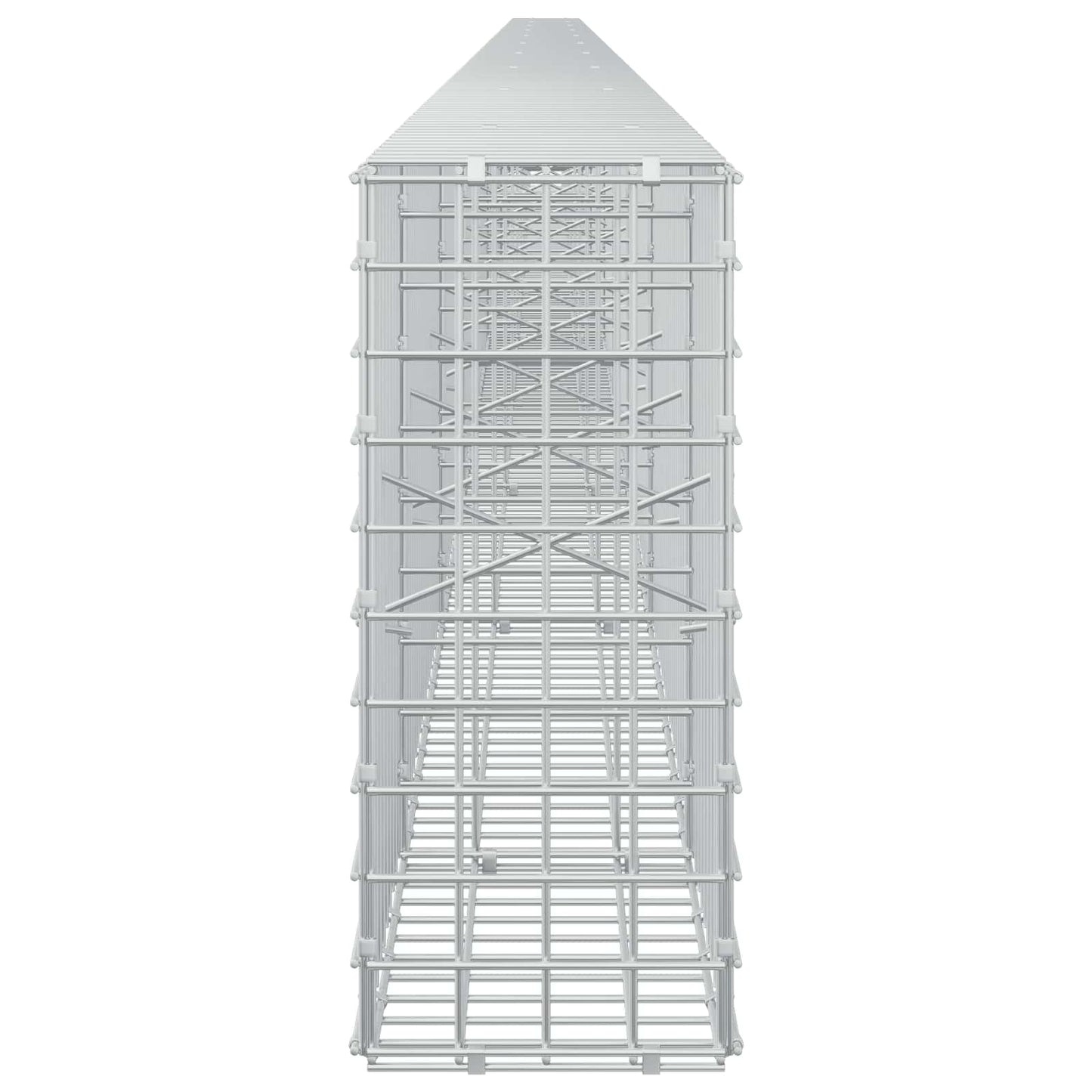 vidaXL Γκαμπιόν με σύρμα 5 mm και πλέγμα 5x5 cm 950x20x50 εκ
