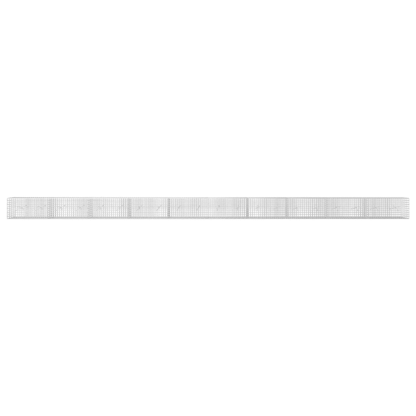 vidaXL Γκαμπιόν με σύρμα 5 mm και πλέγμα 5x5 cm 1000x20x50 εκ