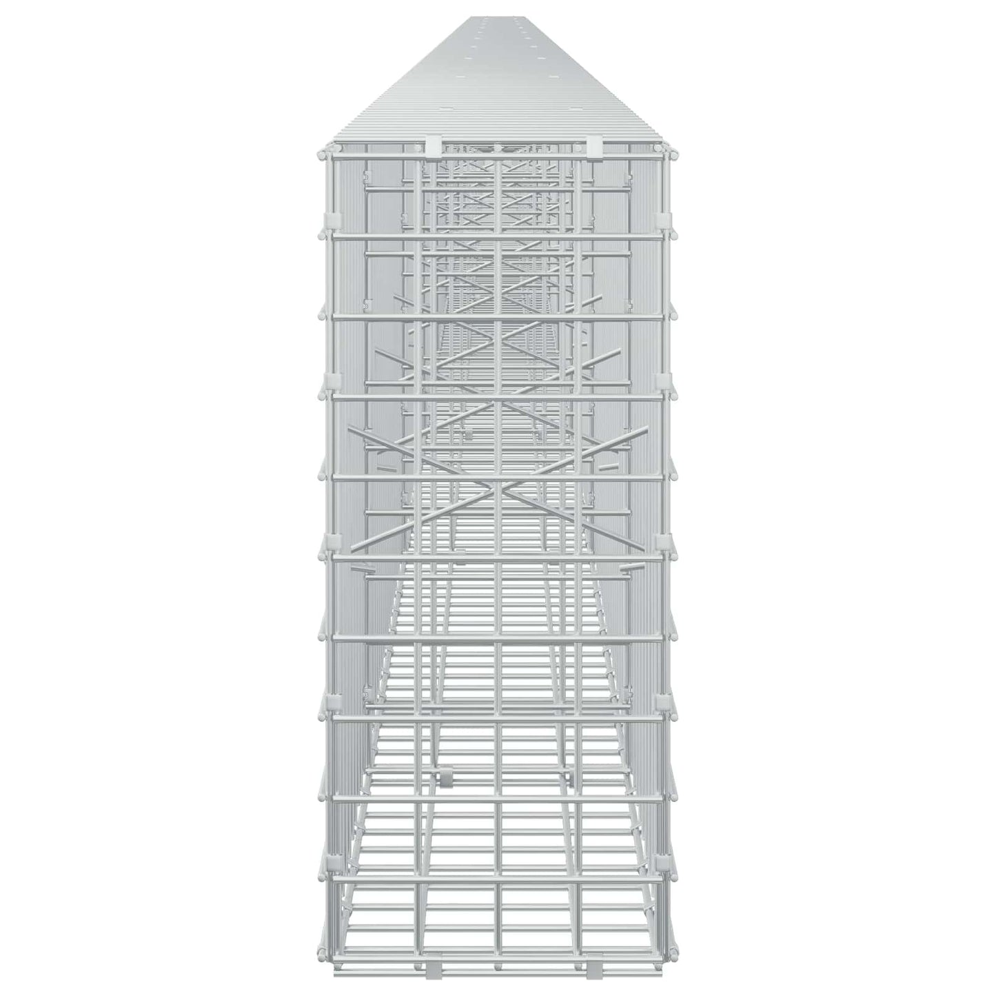 vidaXL Γκαμπιόν με σύρμα 5 mm και πλέγμα 5x5 cm 1050x20x50 εκ