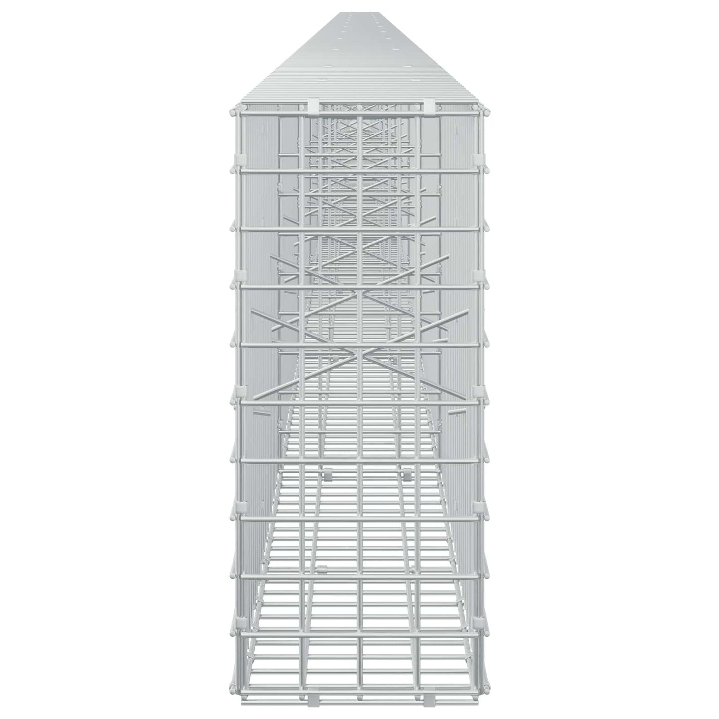 vidaXL Γκαμπιόν με σύρμα 5 mm και πλέγμα 5x5 cm 1100x20x50 εκ
