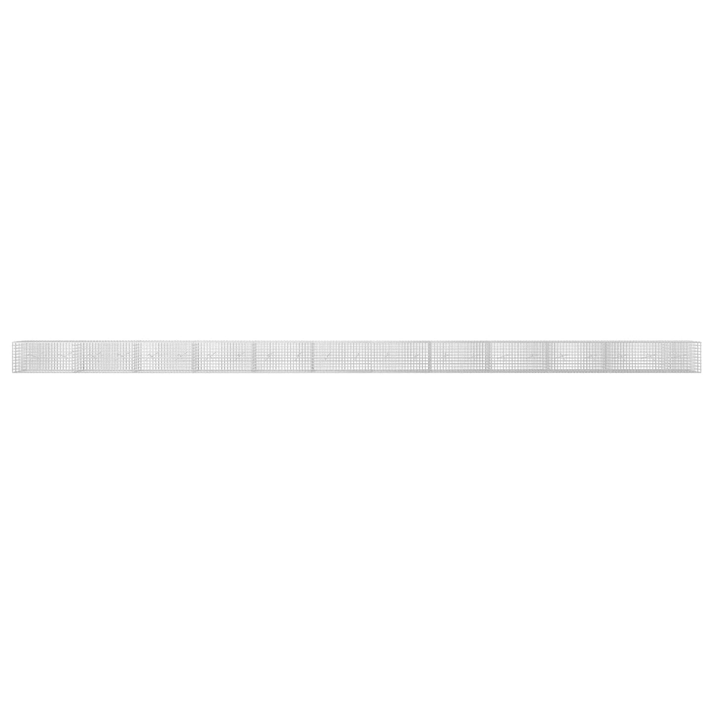 vidaXL Γκαμπιόν με σύρμα 5 mm και πλέγμα 5x5 cm 1150x20x50 εκ