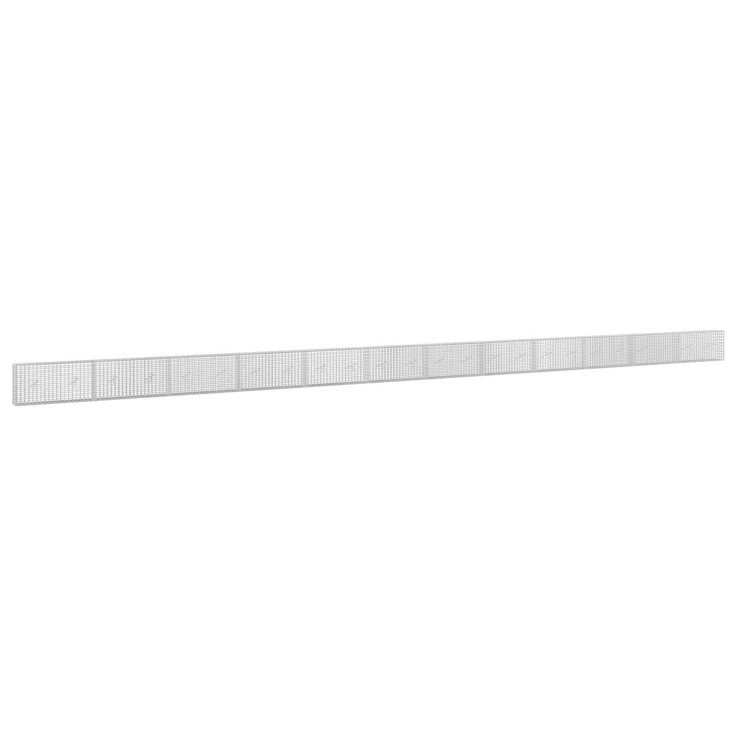 vidaXL Γκαμπιόν με σύρμα 5 mm και πλέγμα 5x5 cm 1200x20x50 εκ