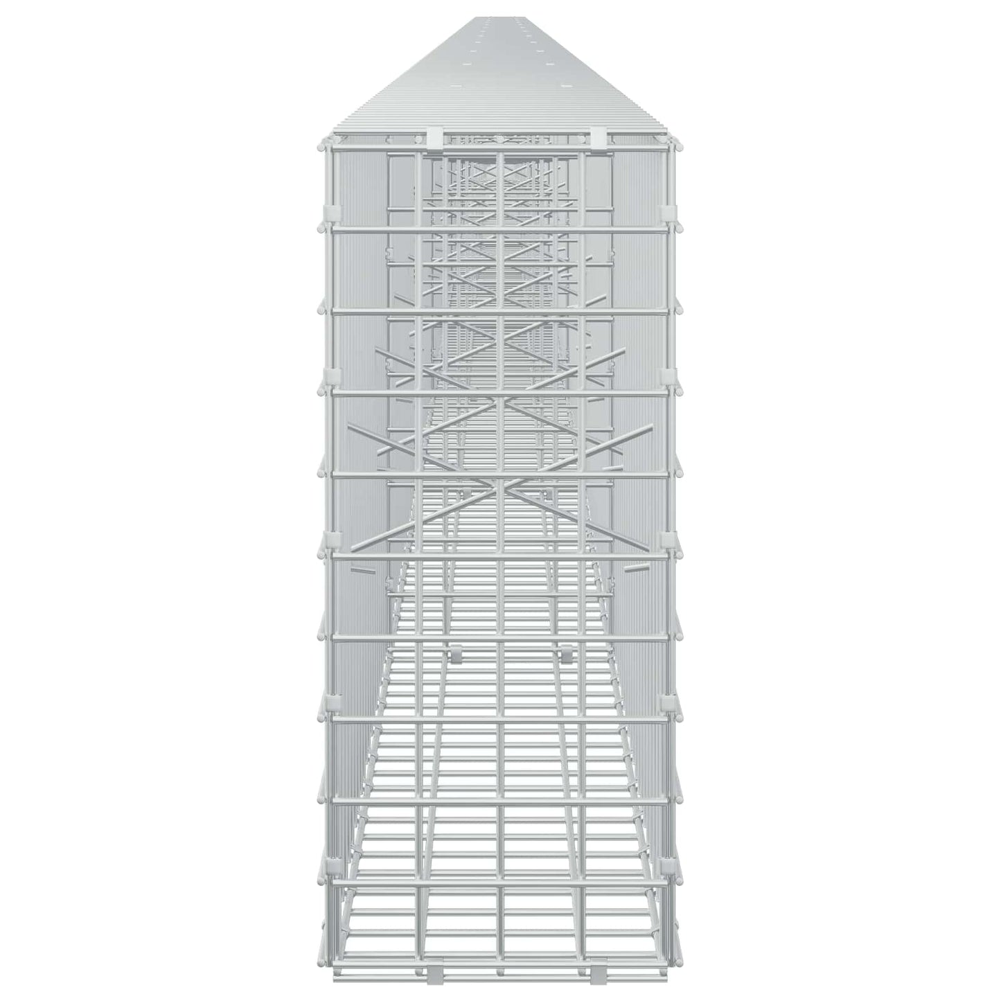 vidaXL Γκαμπιόν με σύρμα 5 mm και πλέγμα 5x5 cm 1200x20x50 εκ