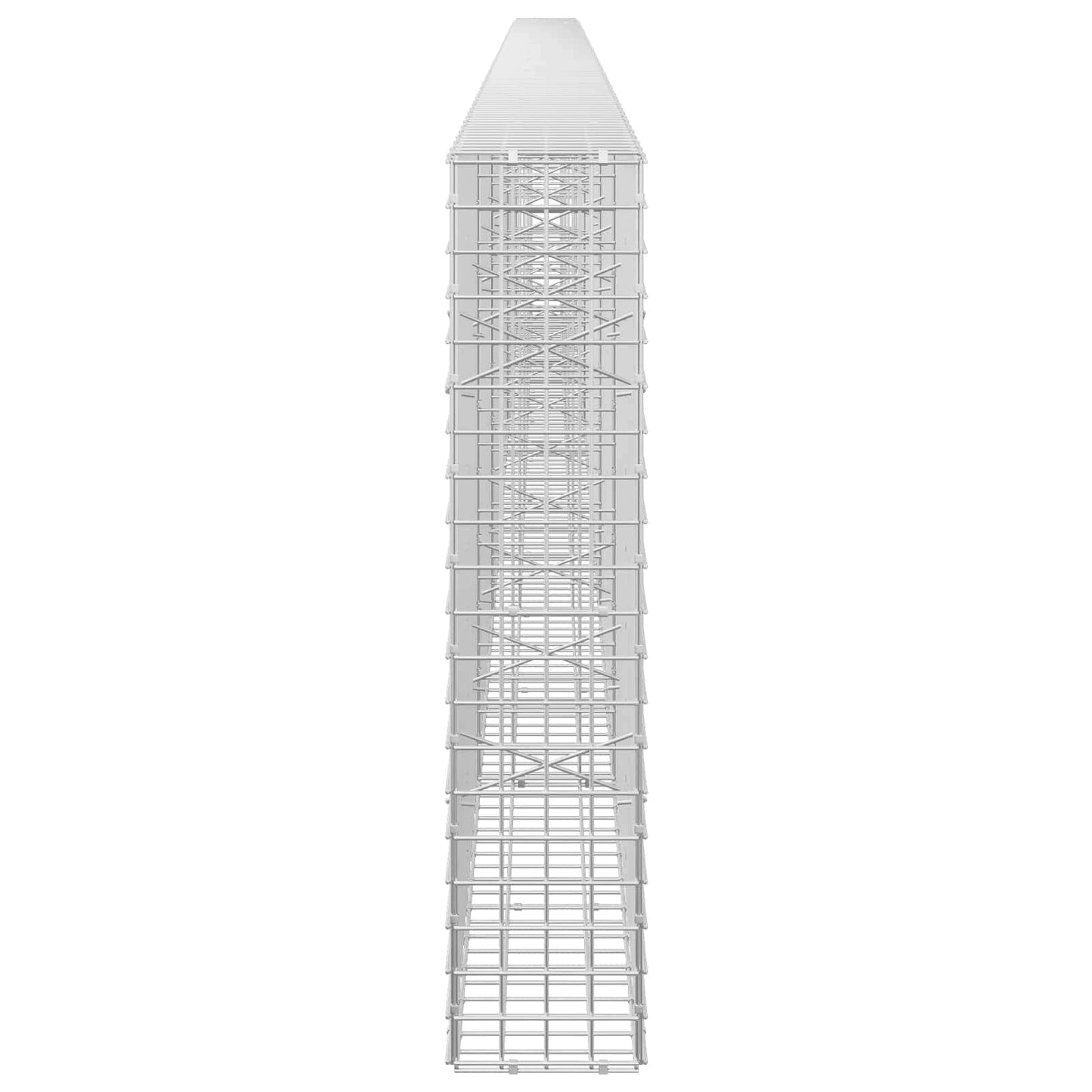 vidaXL Γκαμπιόν με σύρμα 5 mm και πλέγμα 5x5 cm 600x20x100 εκ