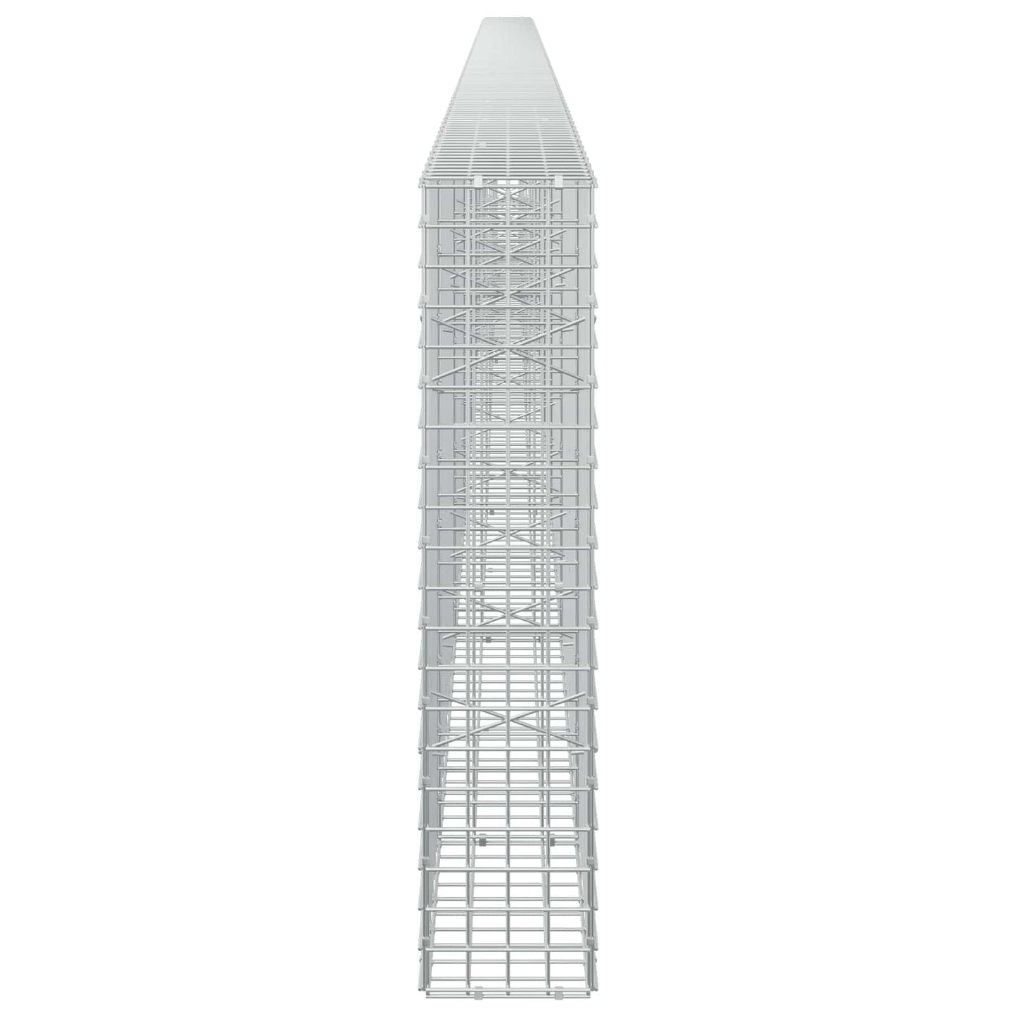 vidaXL Γκαμπιόν με σύρμα 5 mm και πλέγμα 5x5 cm 750x20x100 εκ