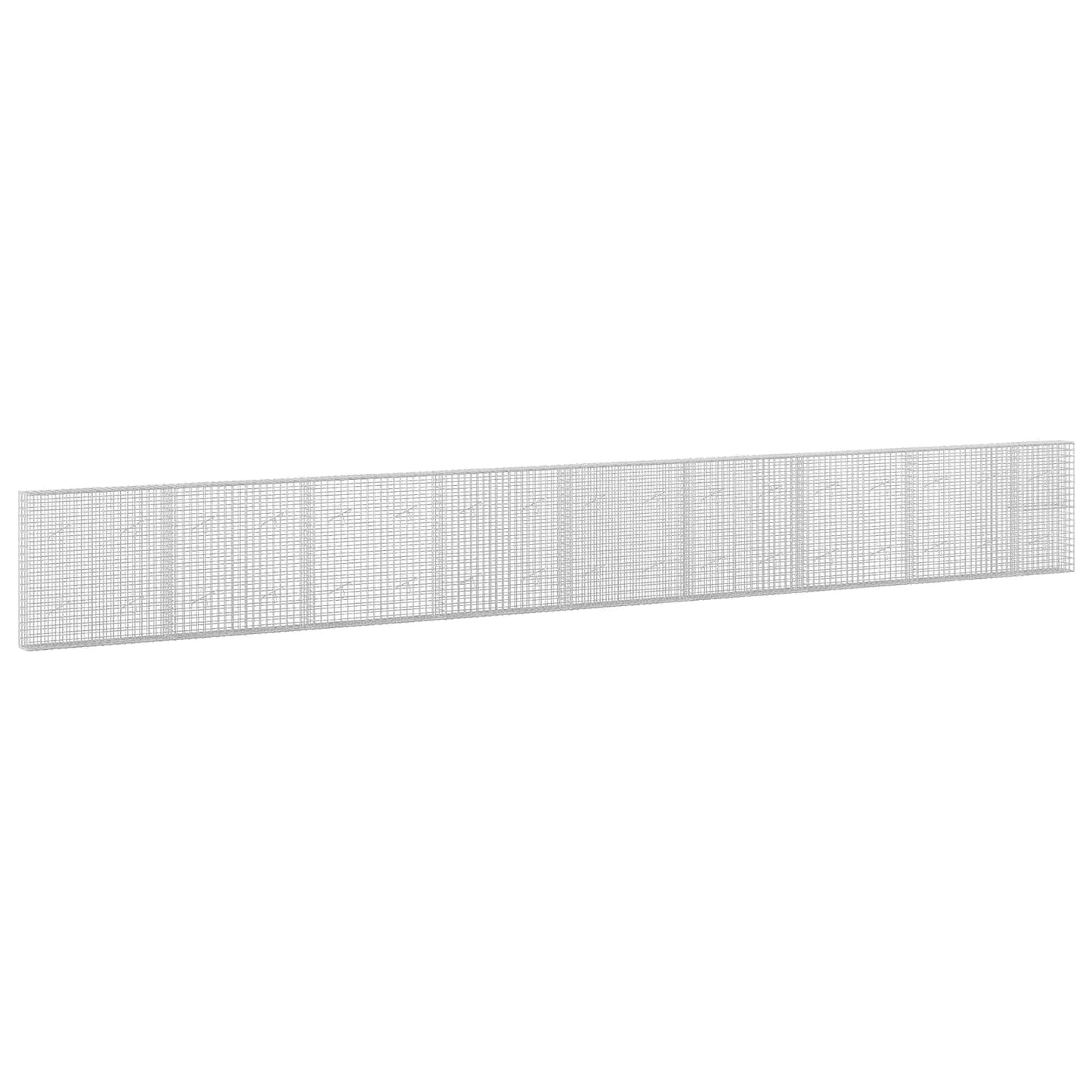 vidaXL Γκαμπιόν με σύρμα 5 mm και πλέγμα 5x5 cm 850x20x100 εκ