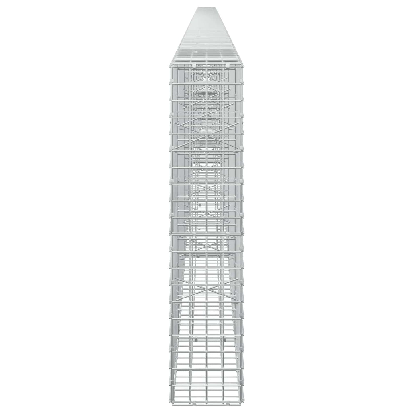 vidaXL Γκαμπιόν με σύρμα 5 mm και πλέγμα 5x5 cm 850x20x100 εκ