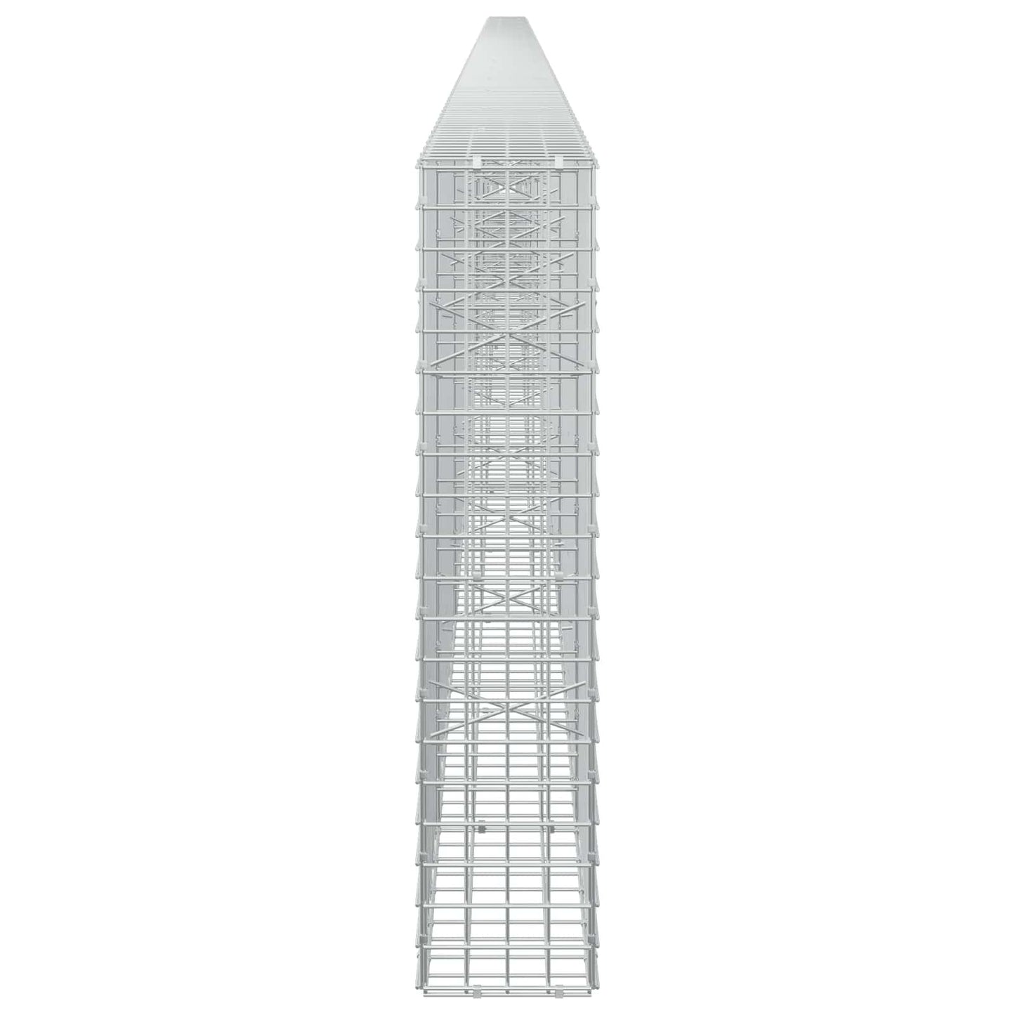 vidaXL Γκαμπιόν με σύρμα 5 mm και πλέγμα 5x5 cm 950x20x100 εκ.