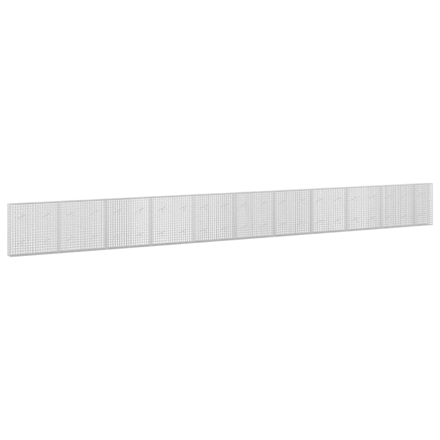 vidaXL Γκαμπιόν με σύρμα 5 mm και πλέγμα 5x5 cm 1050x20x100 εκ