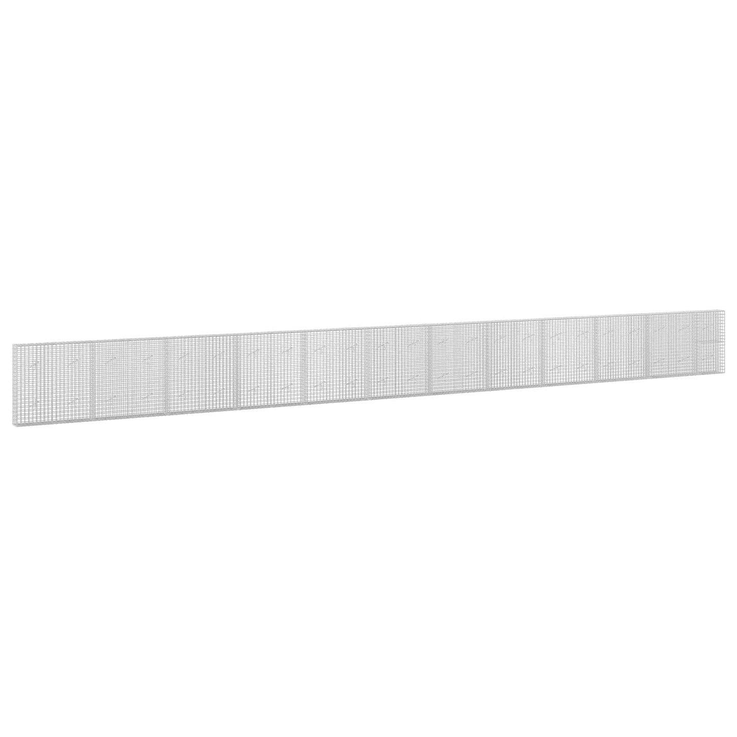 vidaXL Γκαμπιόν με σύρμα 5 mm και πλέγμα 5x5 cm 1150x20x100 εκ