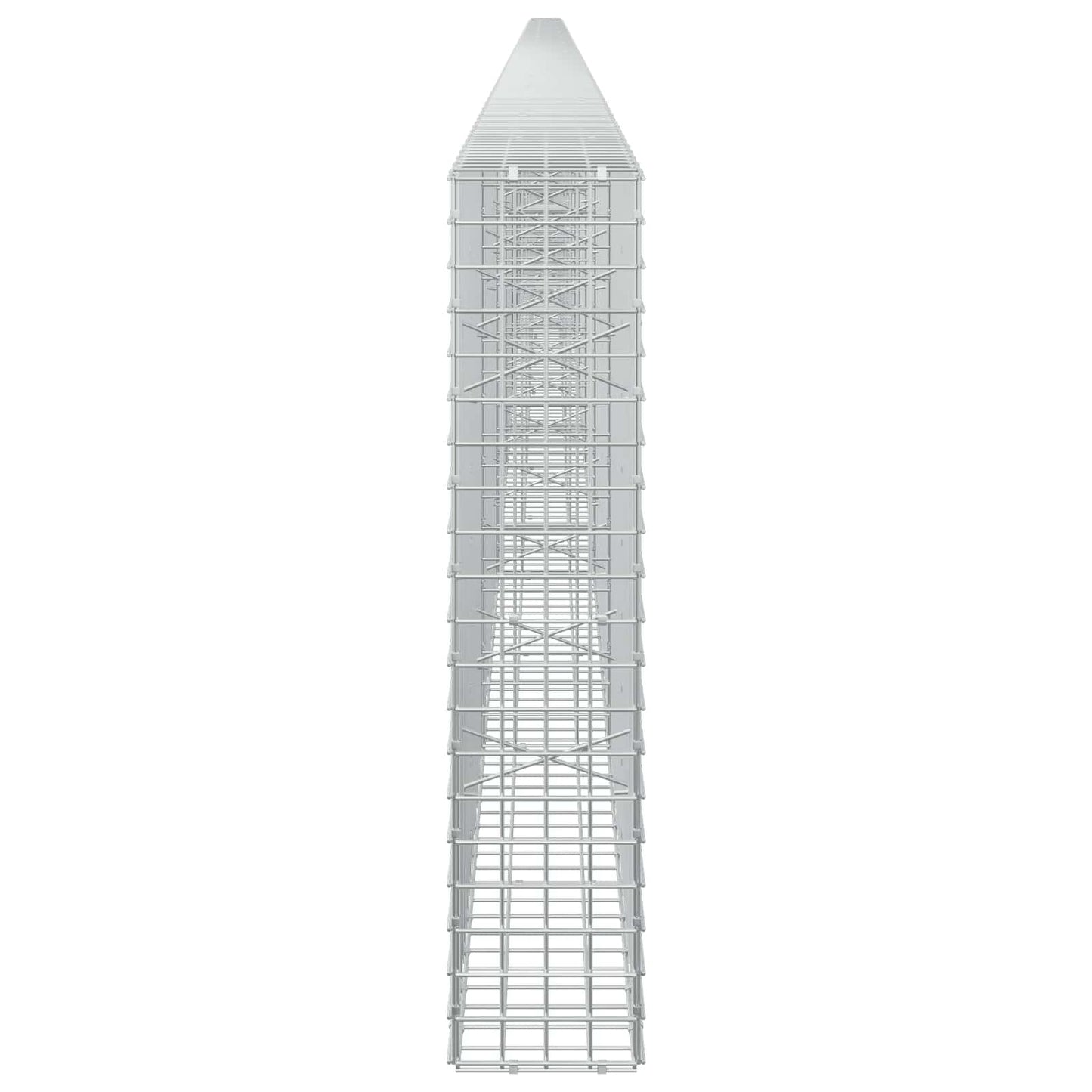 vidaXL Γκαμπιόν με σύρμα 5 mm και πλέγμα 5x5 cm 1200x20x100 εκ