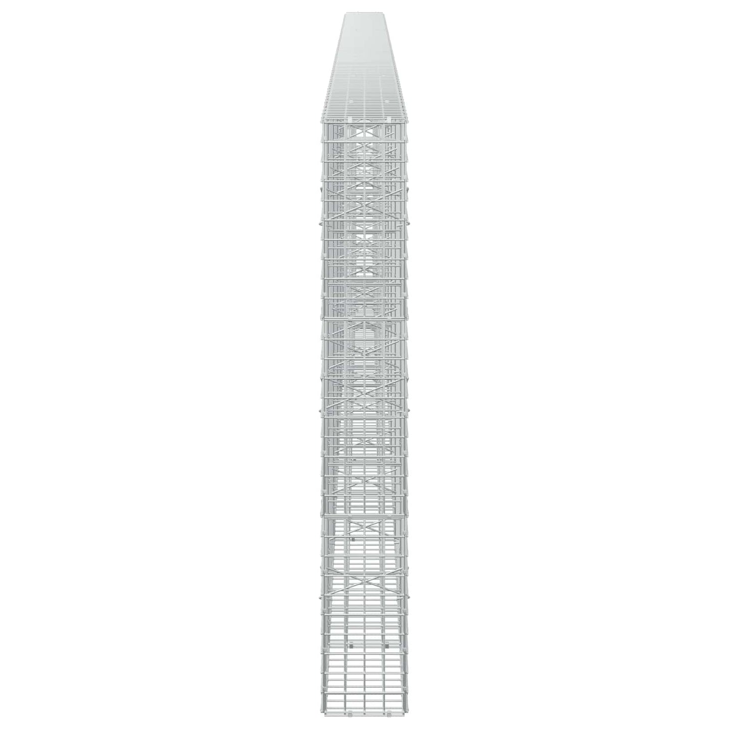 vidaXL Γκαμπιόν με σύρμα 5 mm και πλέγμα 5x5 cm 650x20x150 εκ