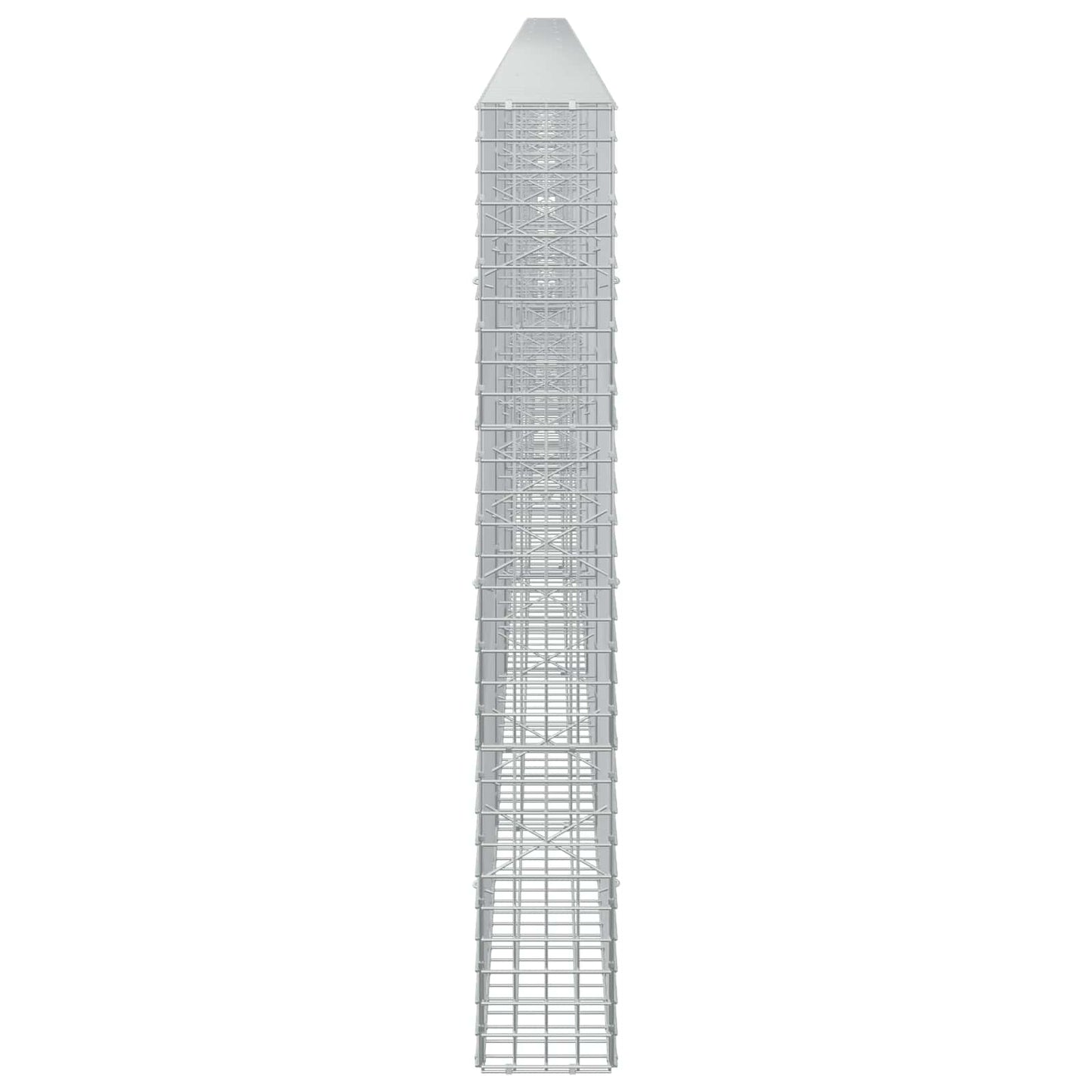 vidaXL Γκαμπιόν με σύρμα 5 mm και πλέγμα 5x5 cm 850x20x150 εκ