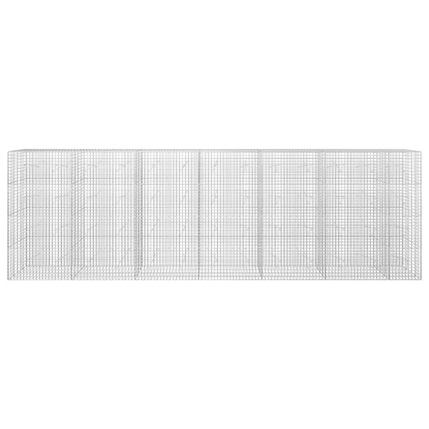 vidaXL Γκαμπιόν με σύρμα 5 mm και πλέγμα 5x5 cm 650x20x200 εκ