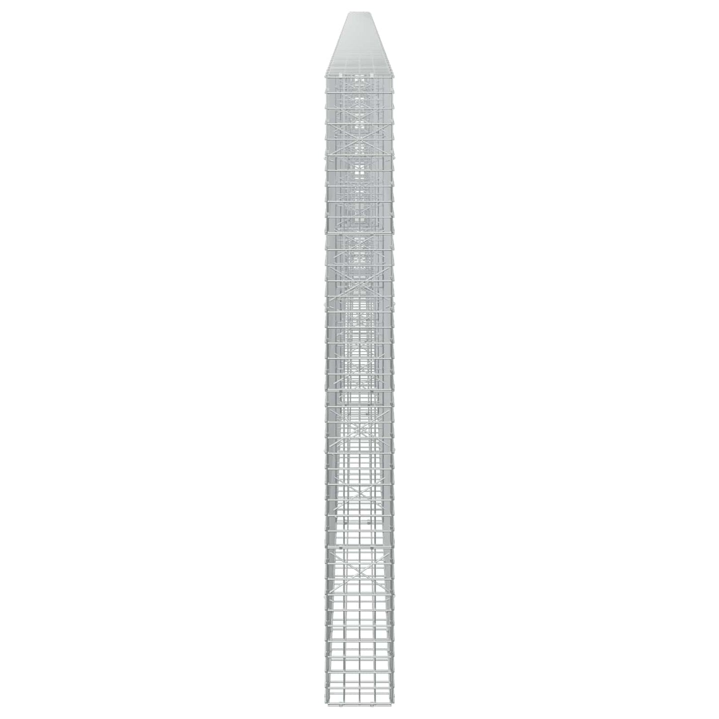 vidaXL Γκαμπιόν με σύρμα 5 mm και πλέγμα 5x5 cm 650x20x200 εκ