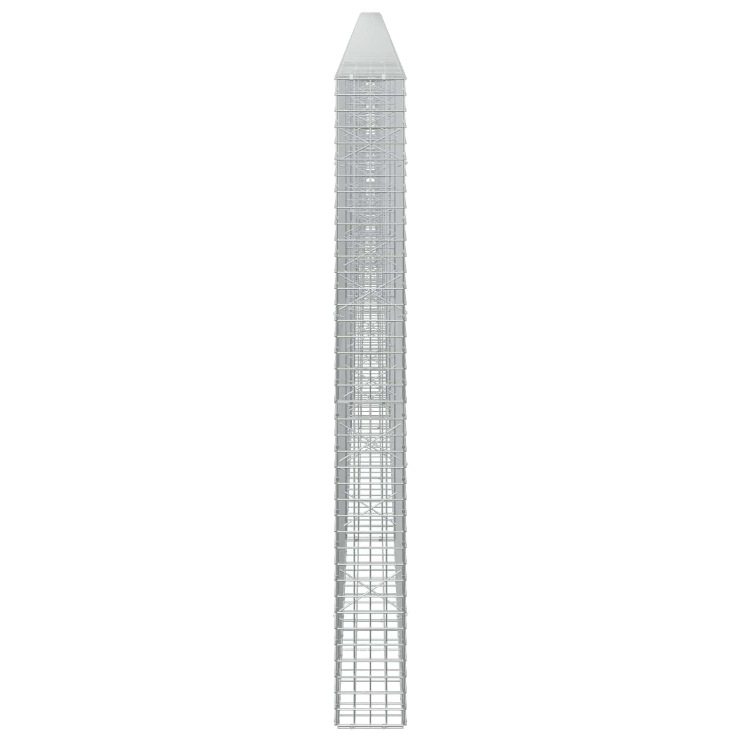 vidaXL Γκαμπιόν με σύρμα 5 mm και πλέγμα 5x5 cm 750x20x200 εκ