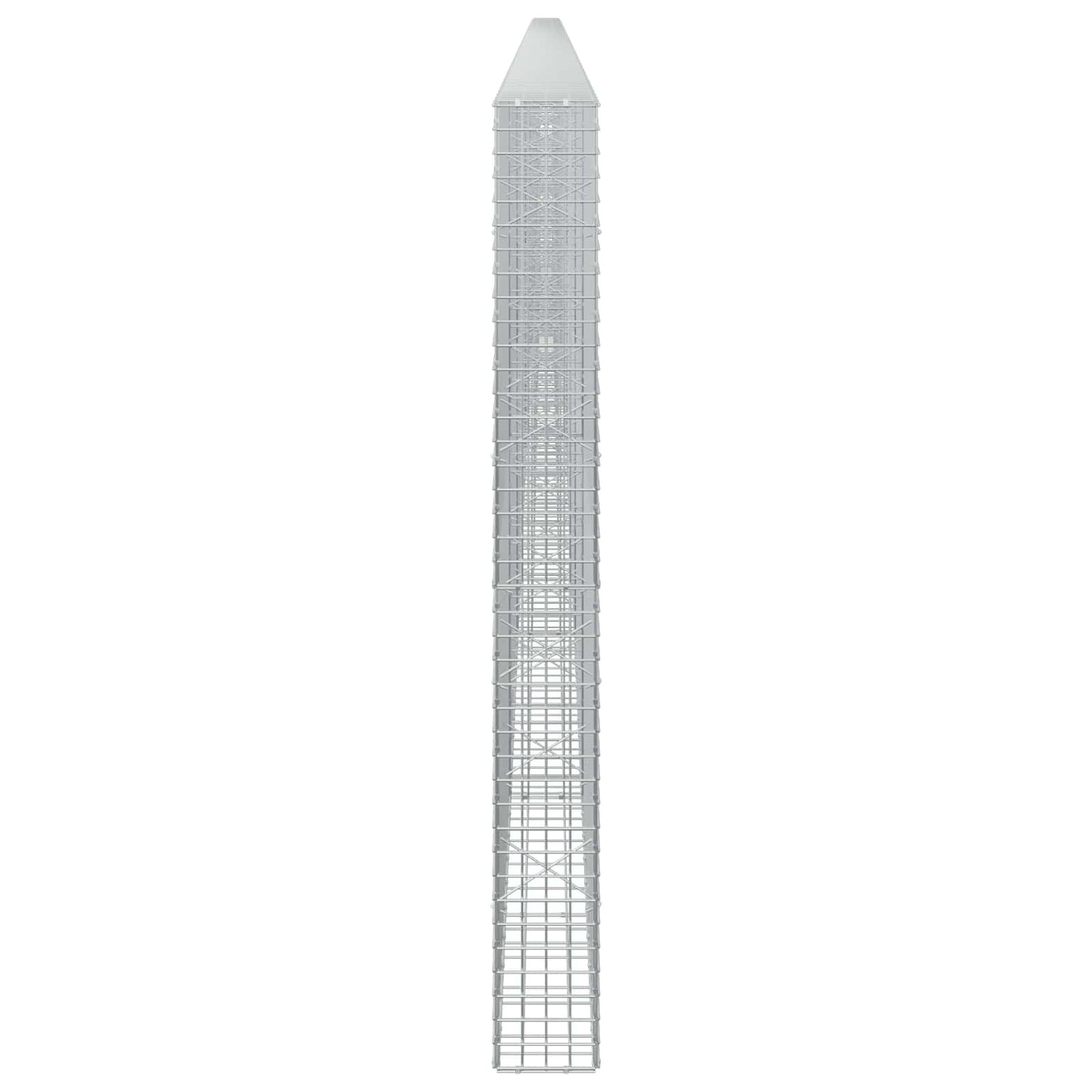 vidaXL Γκαμπιόν με σύρμα 5 mm και πλέγμα 5x5 cm 850x20x200 εκ